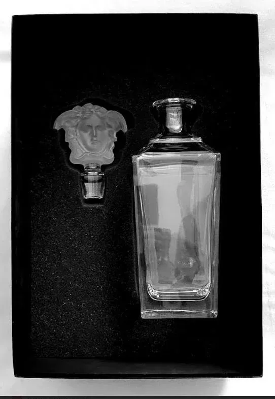 Rosenthal Versace Medusa Decanter New in Box - Treasury | Chairish