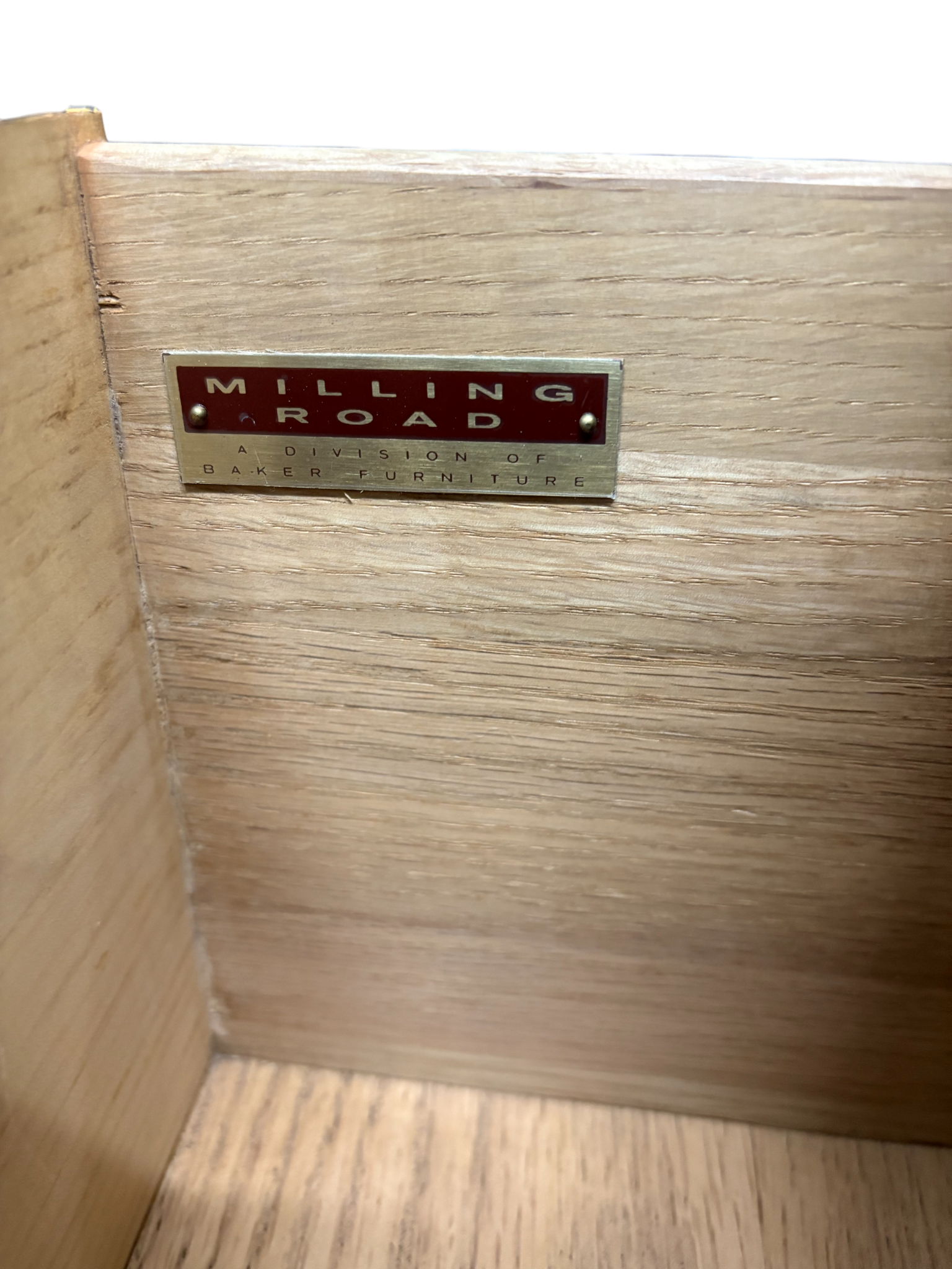 Late 20th Century Baker Milling Road Drawer Chest