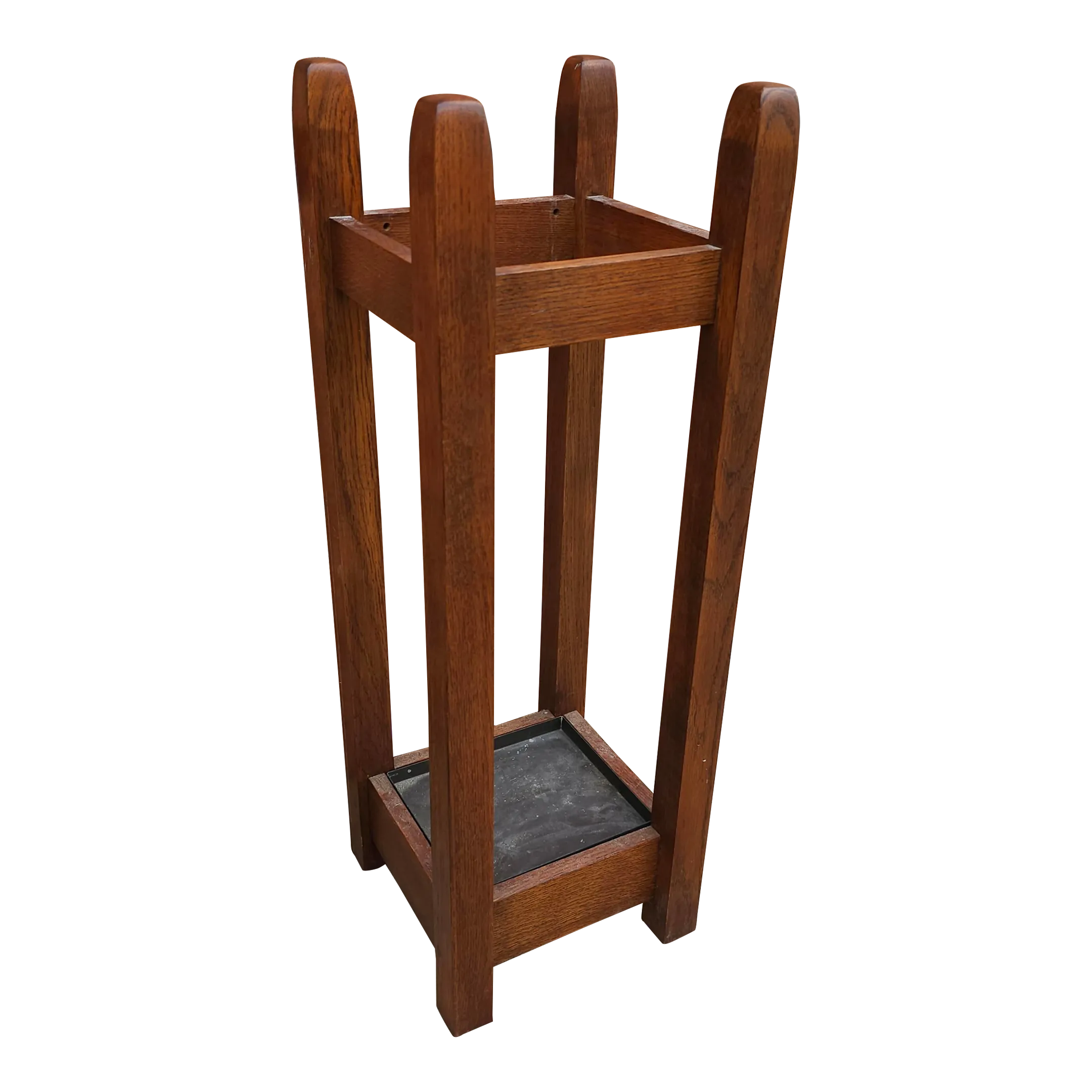 Stickley Furniture Oak Umbrella Stand Chairish