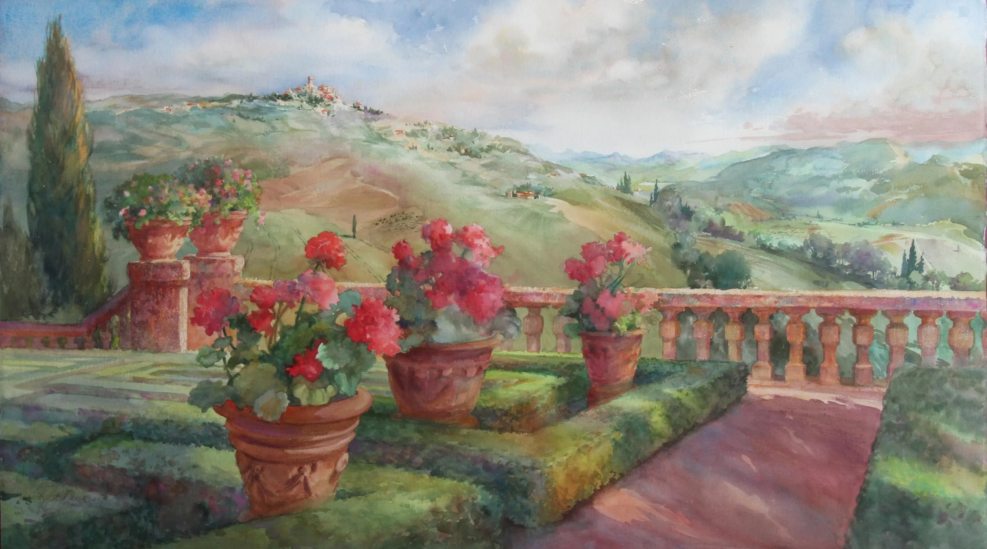 Chrysanthemums, Ruth Baderian, Painting | Chairish