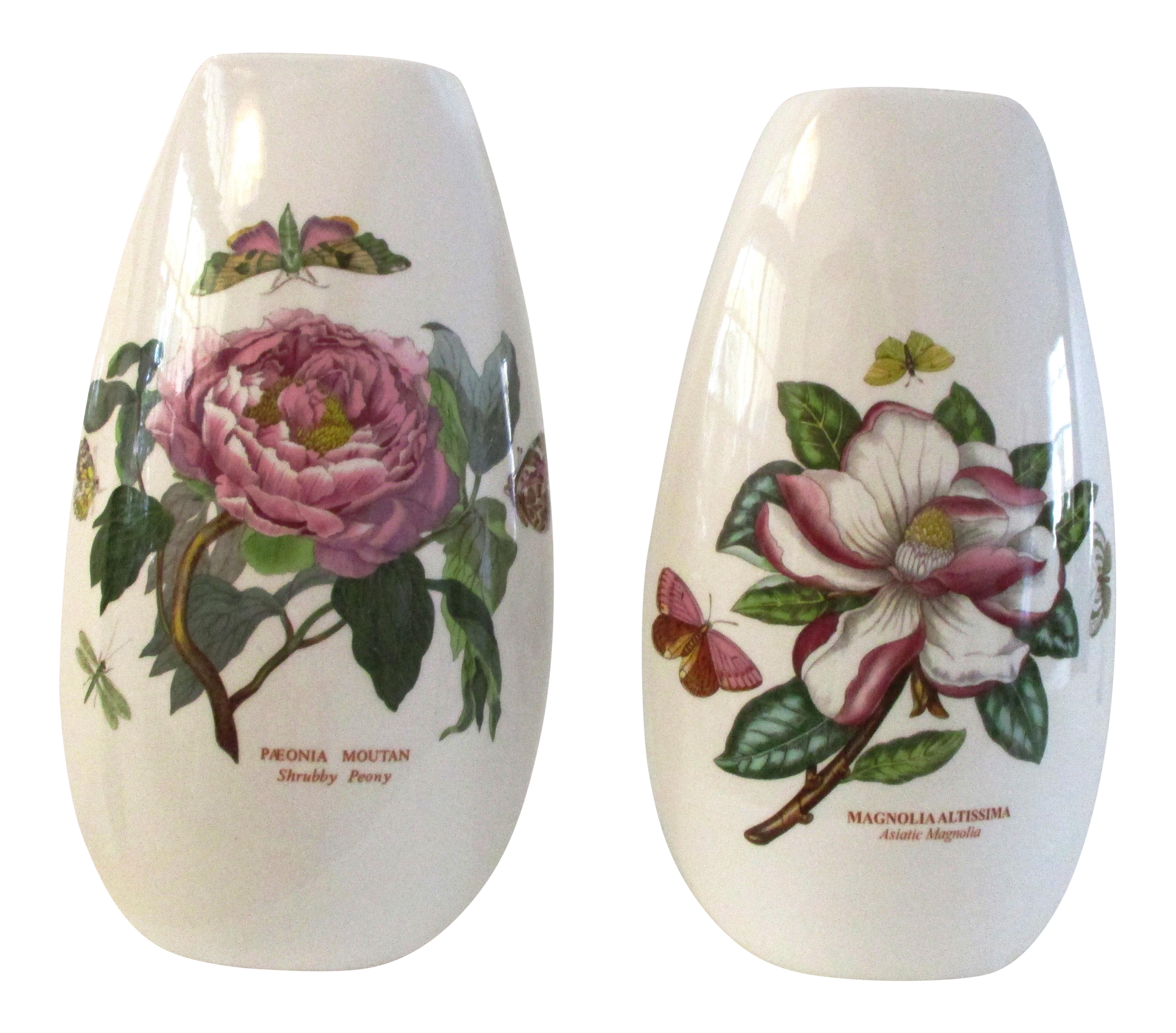 Vintage Portmeirion Botanic Garden Vases A Pair Chairish