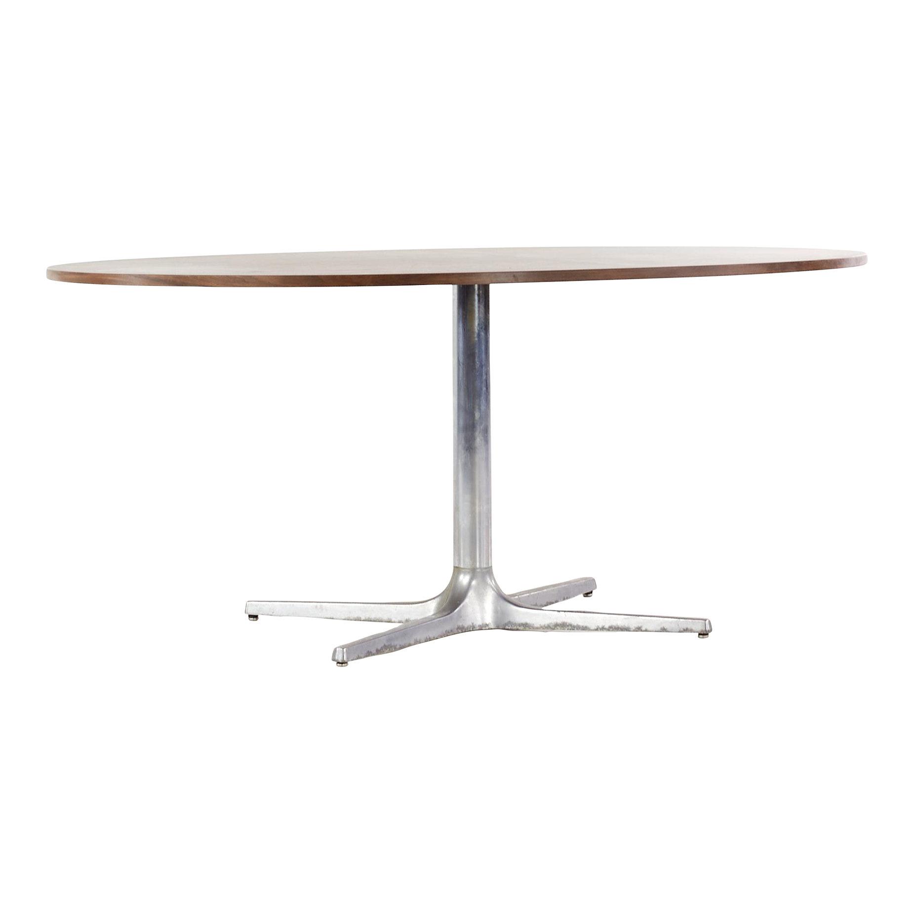 Chromcraft Mid Century Dining Table With Knoll Style Laminate Top