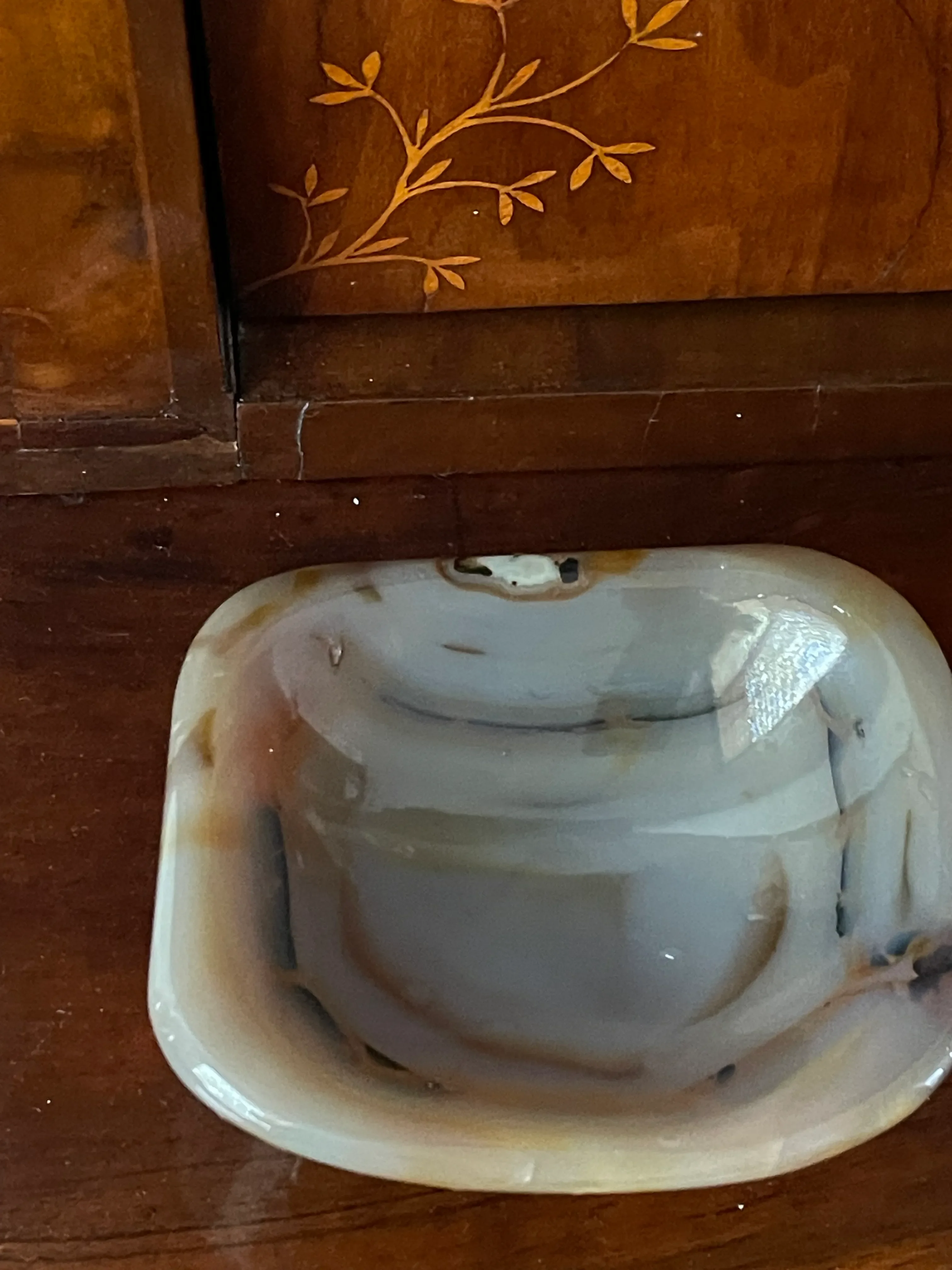 Antique Agate Trinket Bowl