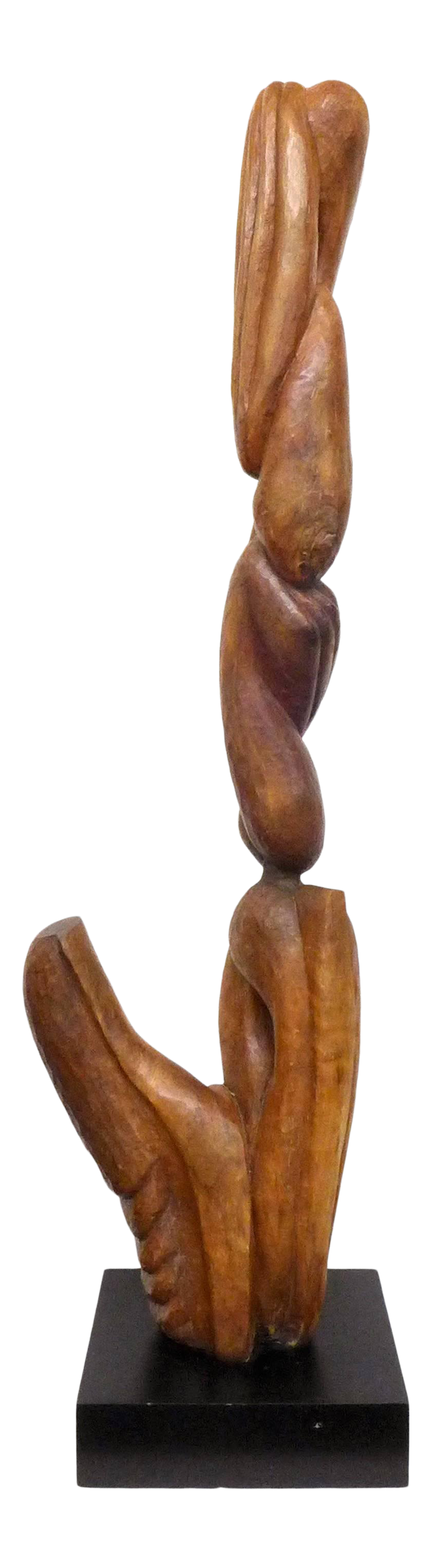 Biomorphic CarvedWood Sculpture Chairish
