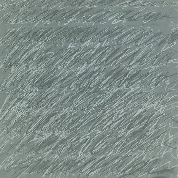 Contemporary Square Cy Twombly Print
