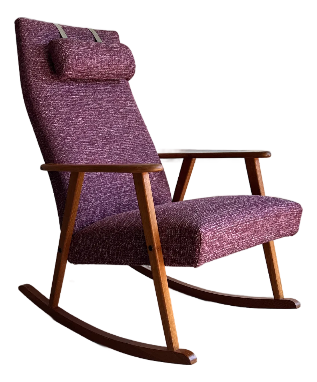 Vintage Swedish Teak Johnason Rocking Chair Chairish