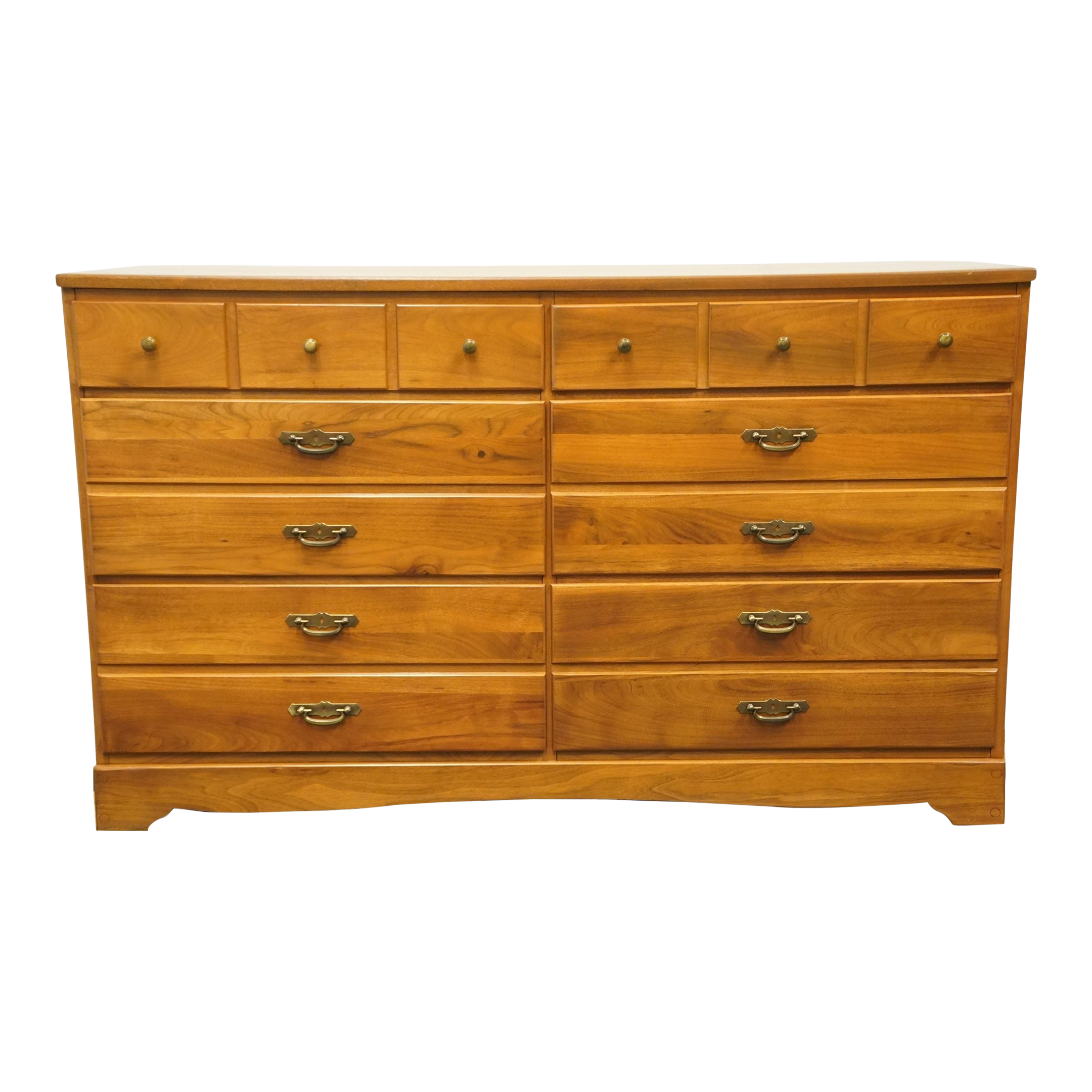 EMPIRE FURNITURE Johnson City, TN Solid Hard Rock Maple Colonial Early  American 34 Chest on Chest 