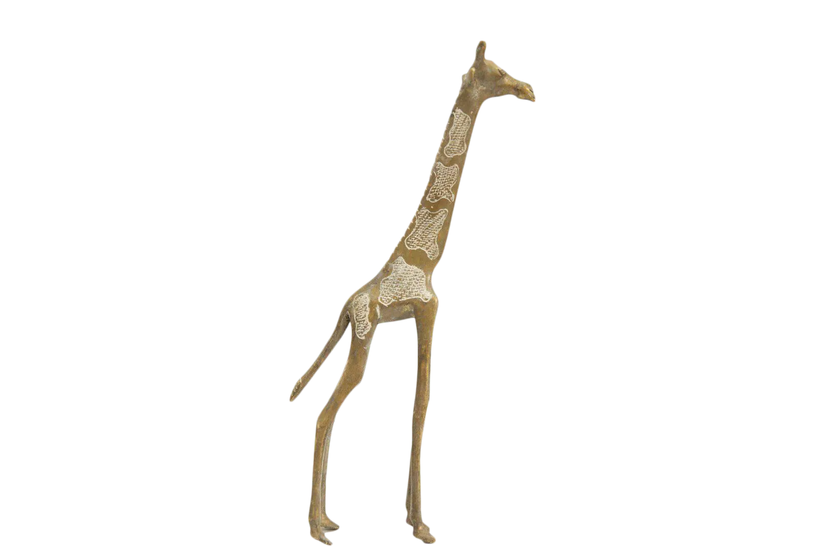 Medium Vintage African Bronze Giraffe Chairish