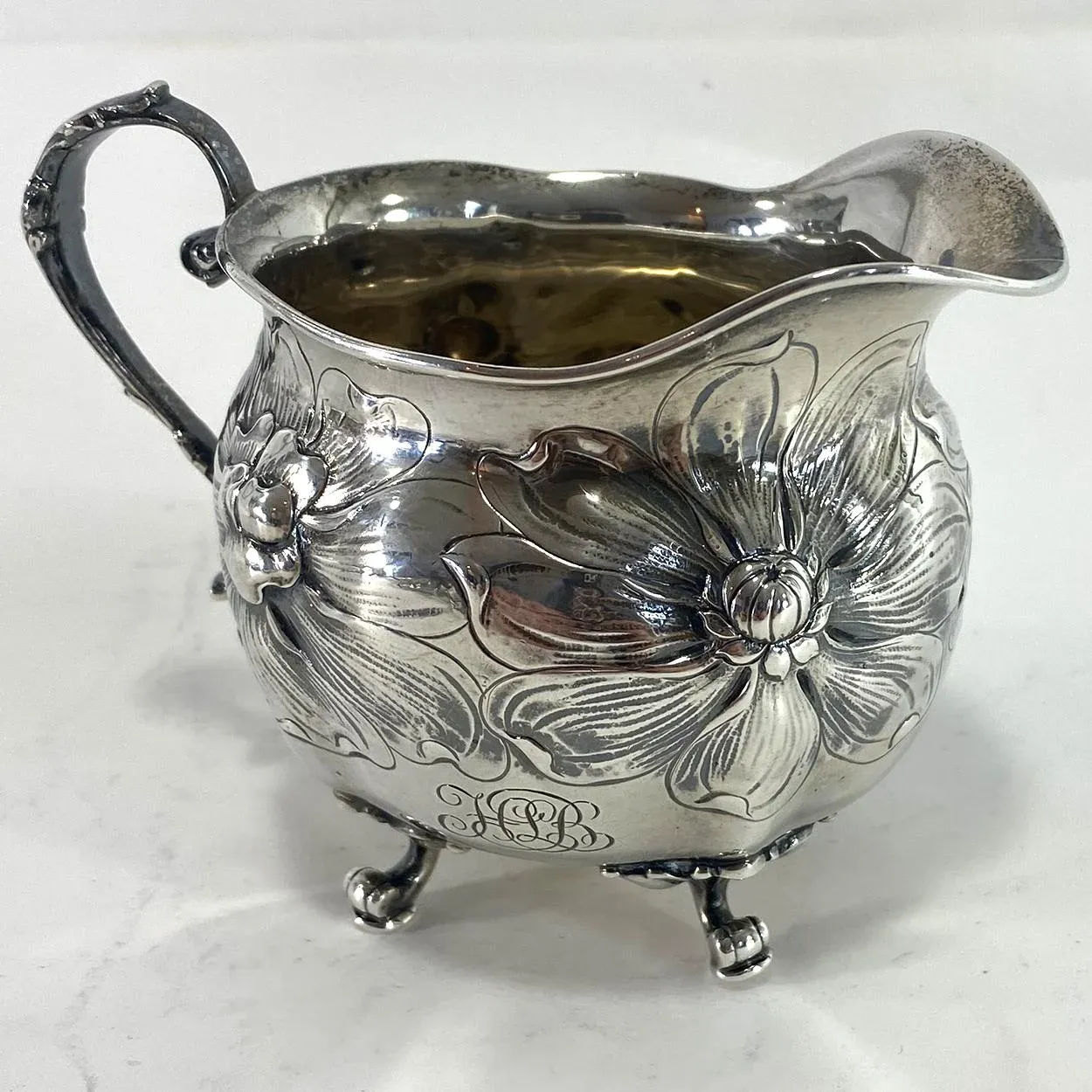 1903-4 Three-Piece American Gorham Art Nouveau Sterling