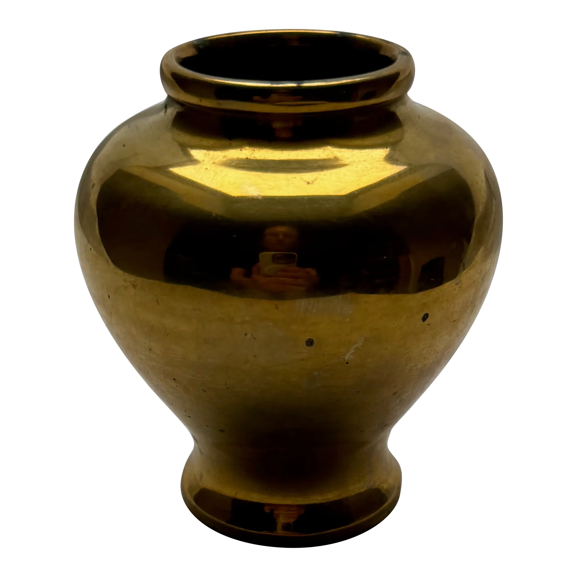 1980s Brass Urn Chairish