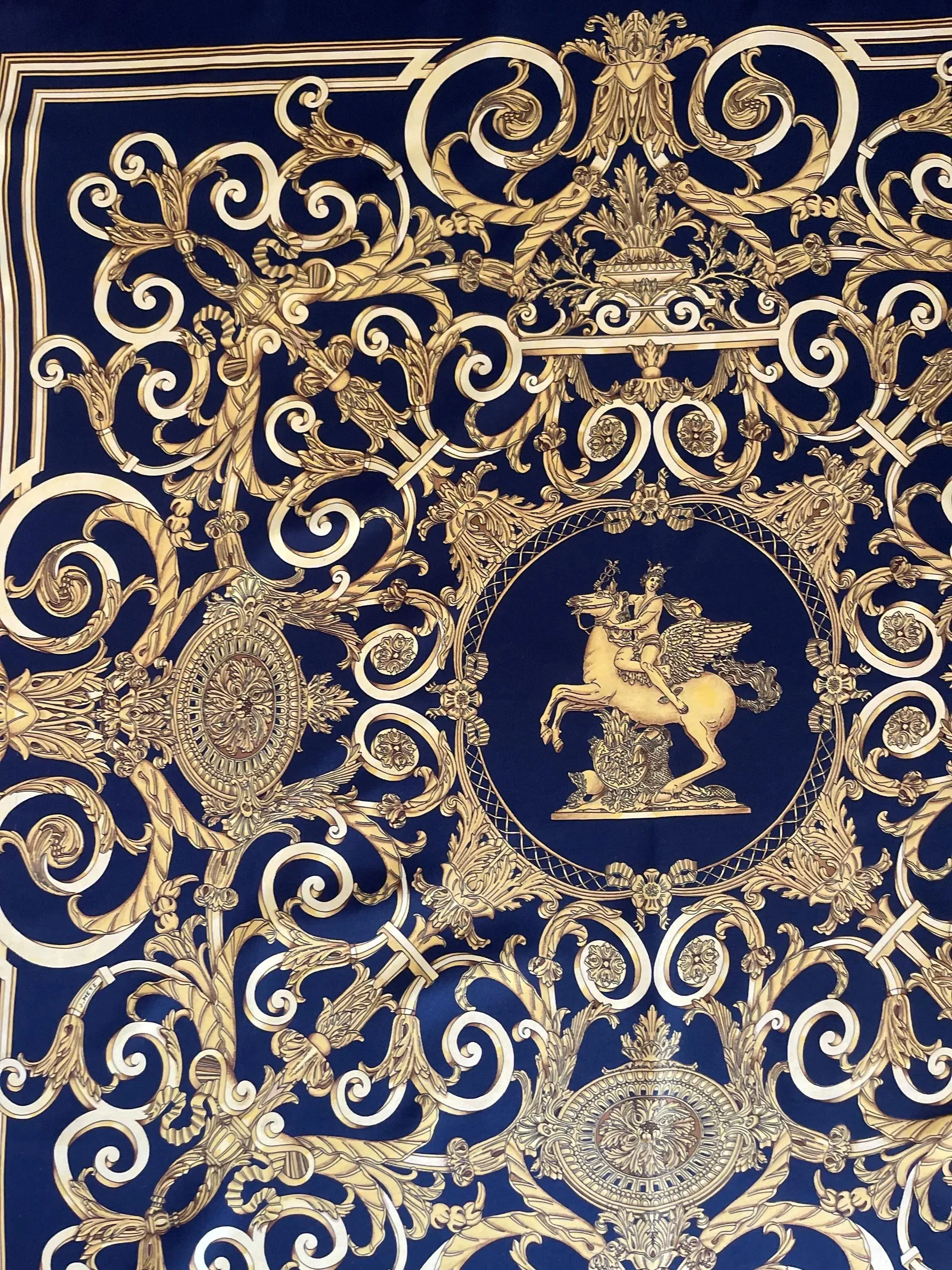 Hermès Silk Scarf “Les Tuileries” 1990 | Chairish