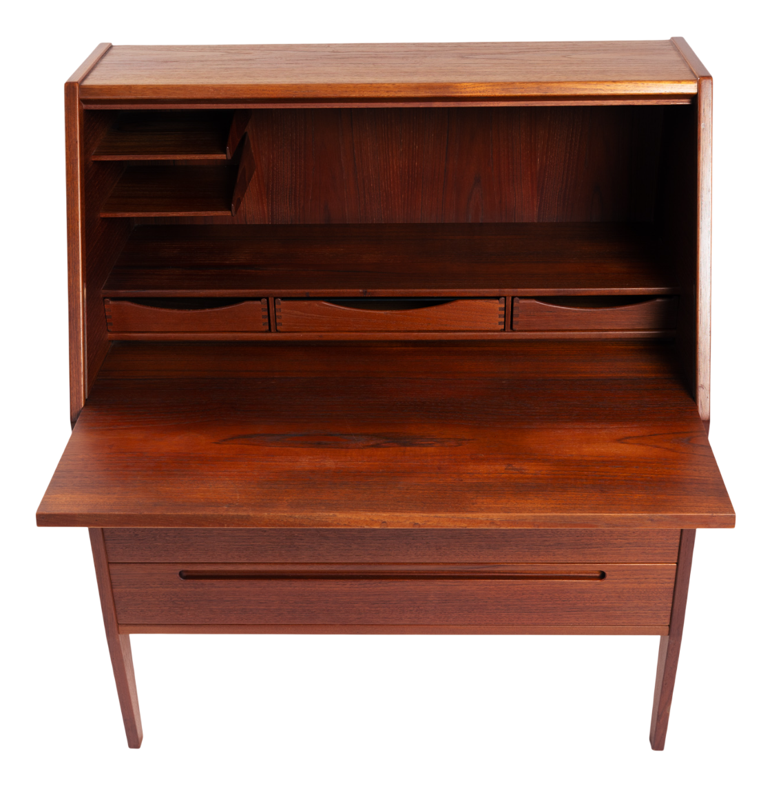 Vintage Model 63 Secretaire in Teak by Kai Kristiansen, 1960s