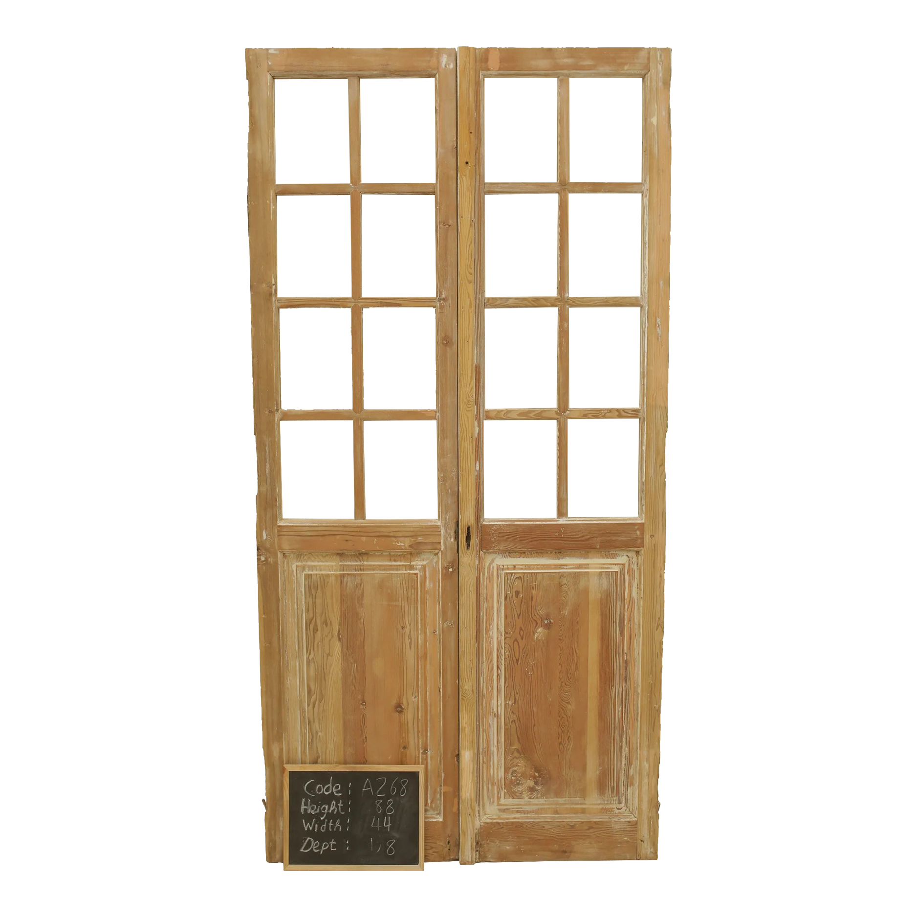 Late 19th Century Double French Glass Doors - A Pair