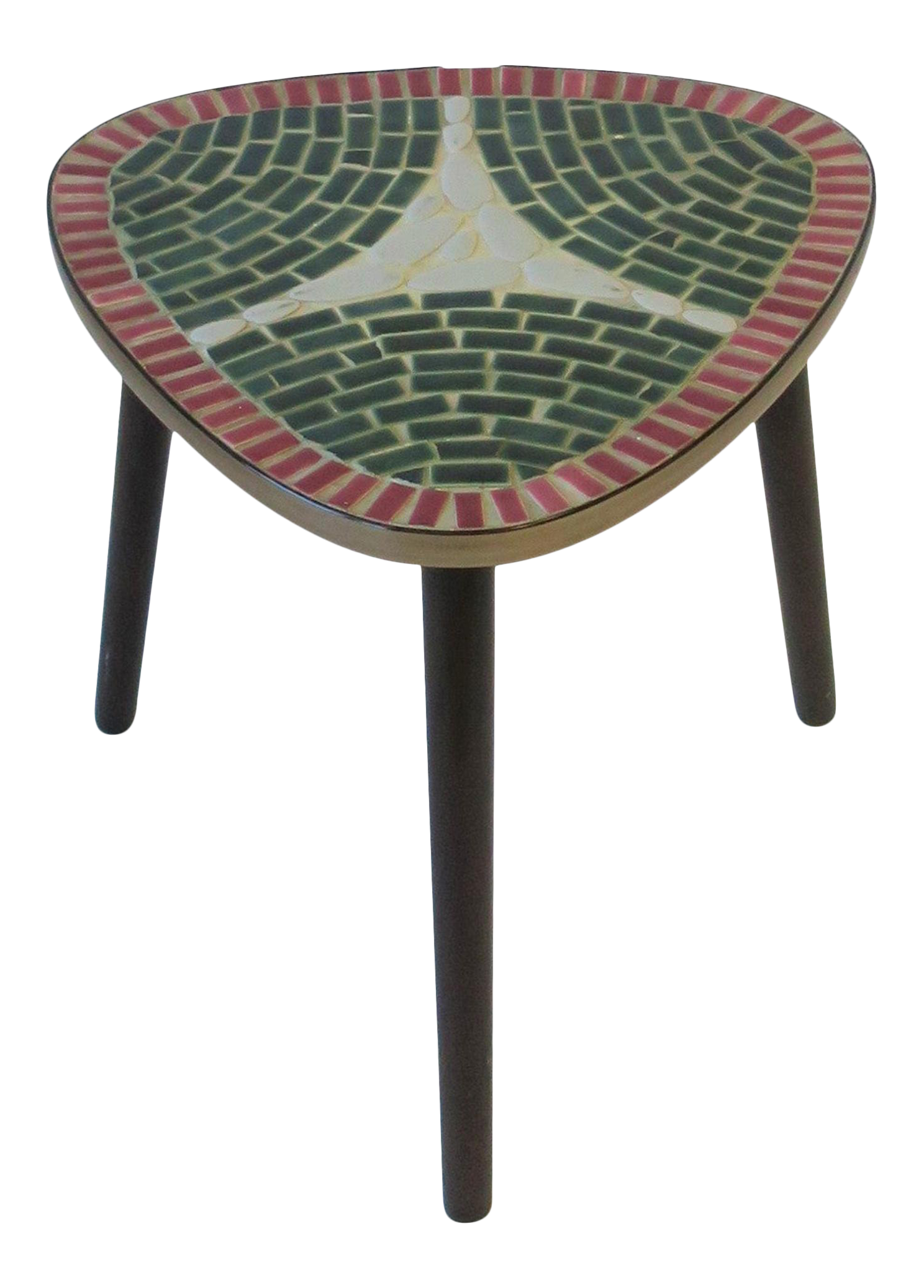 mosaic tile patio table on Mid Century Modern Tile Mosaic Side Or Drinks Table Chairish