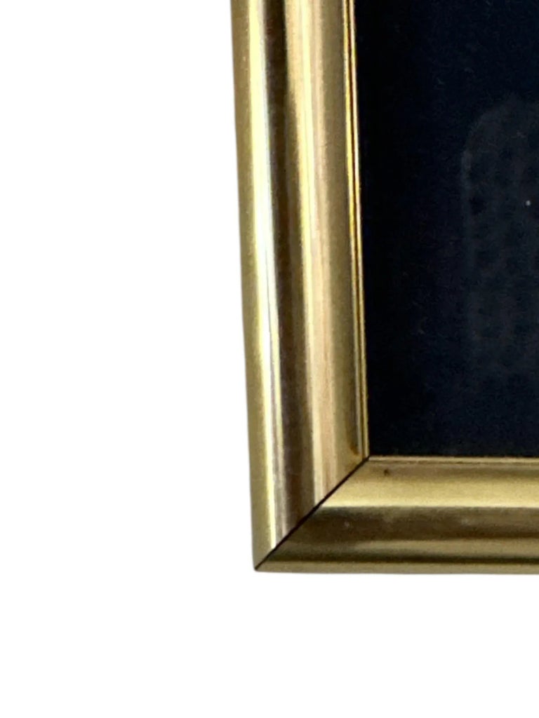 Vintage Framed Silk Hermes Carre \
