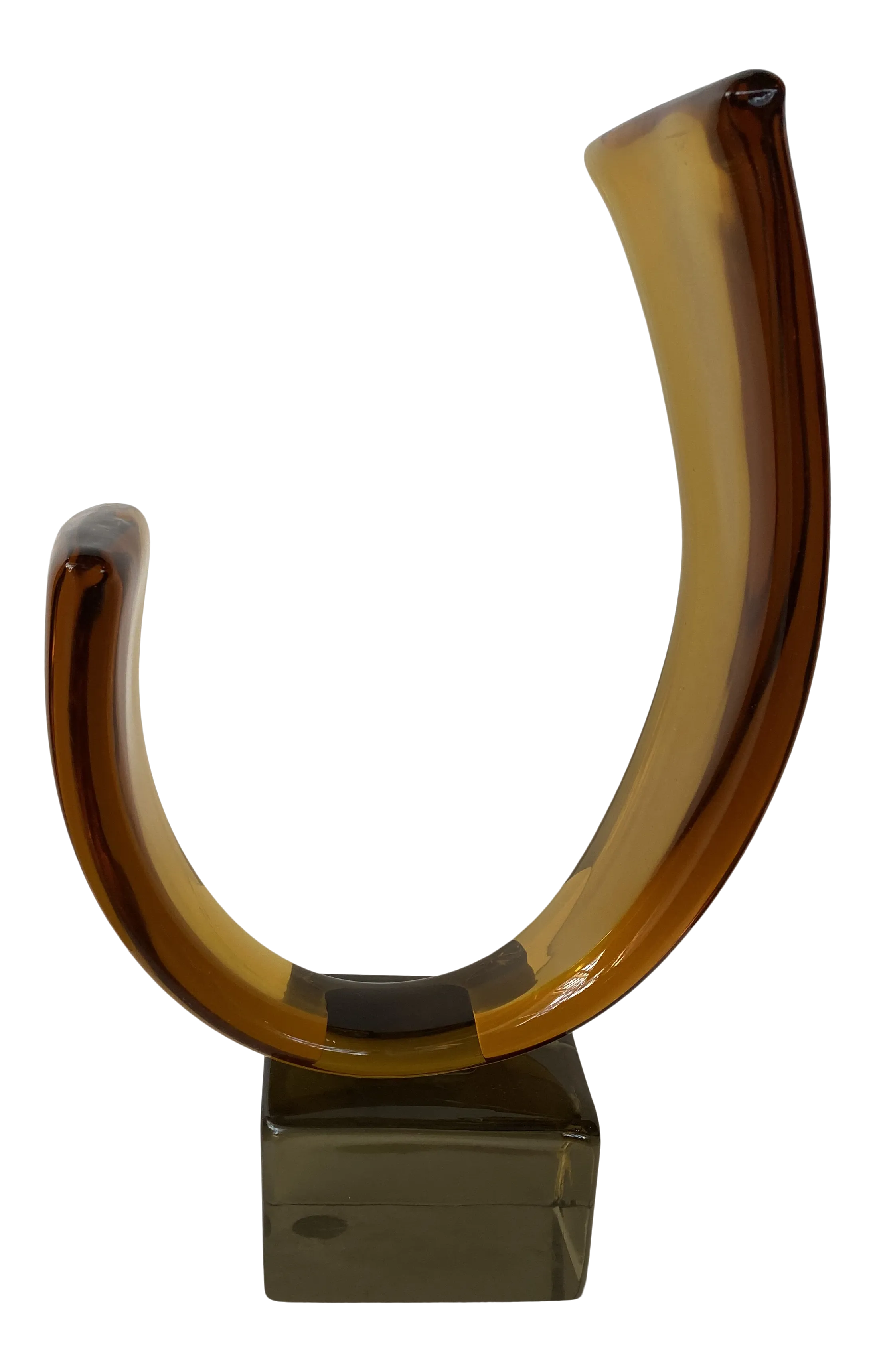 Luciano Gaspari Murano Glass Sculpture by Salviati | Chairish