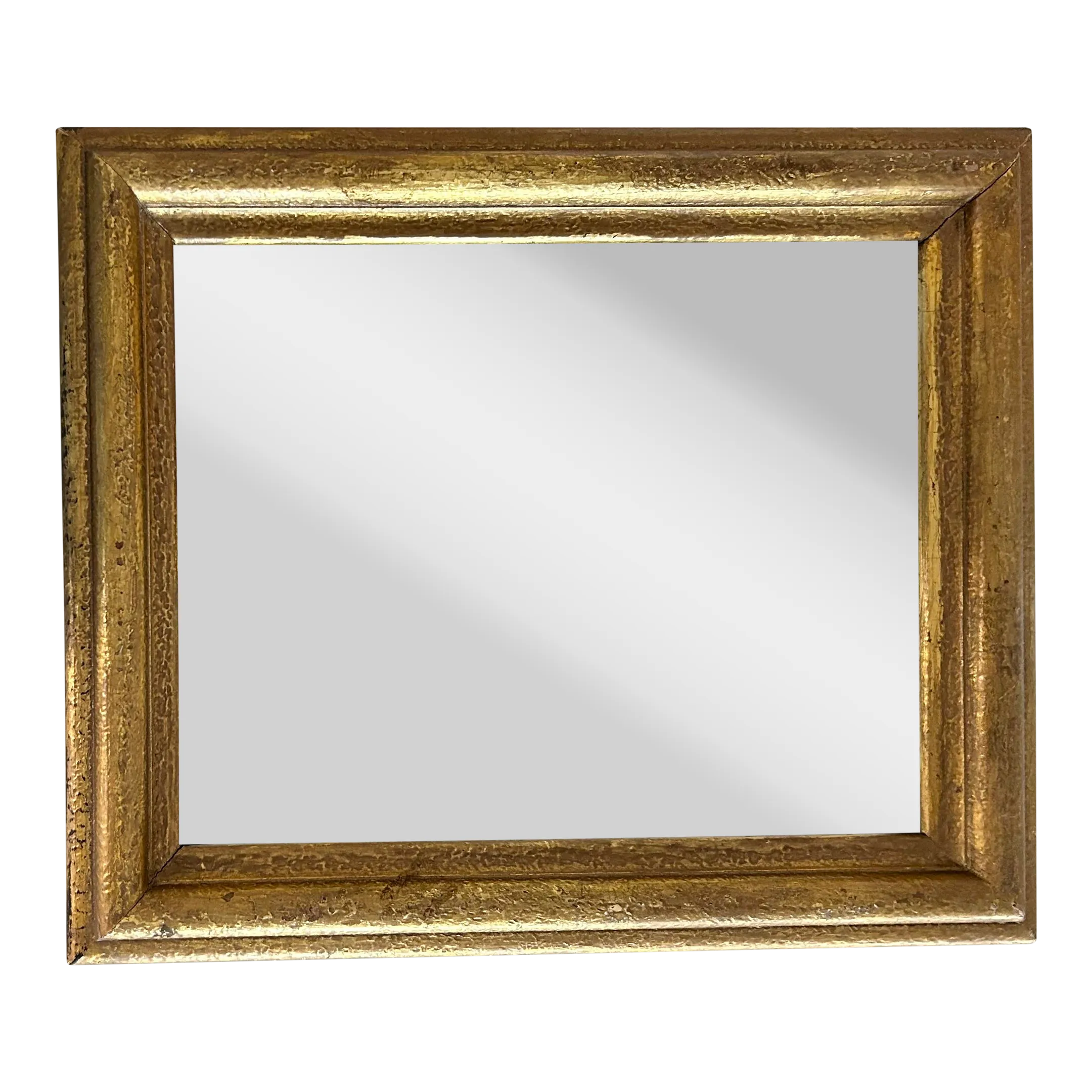 Vintage Mid 20th Century Gold Frame Mirror | Chairish