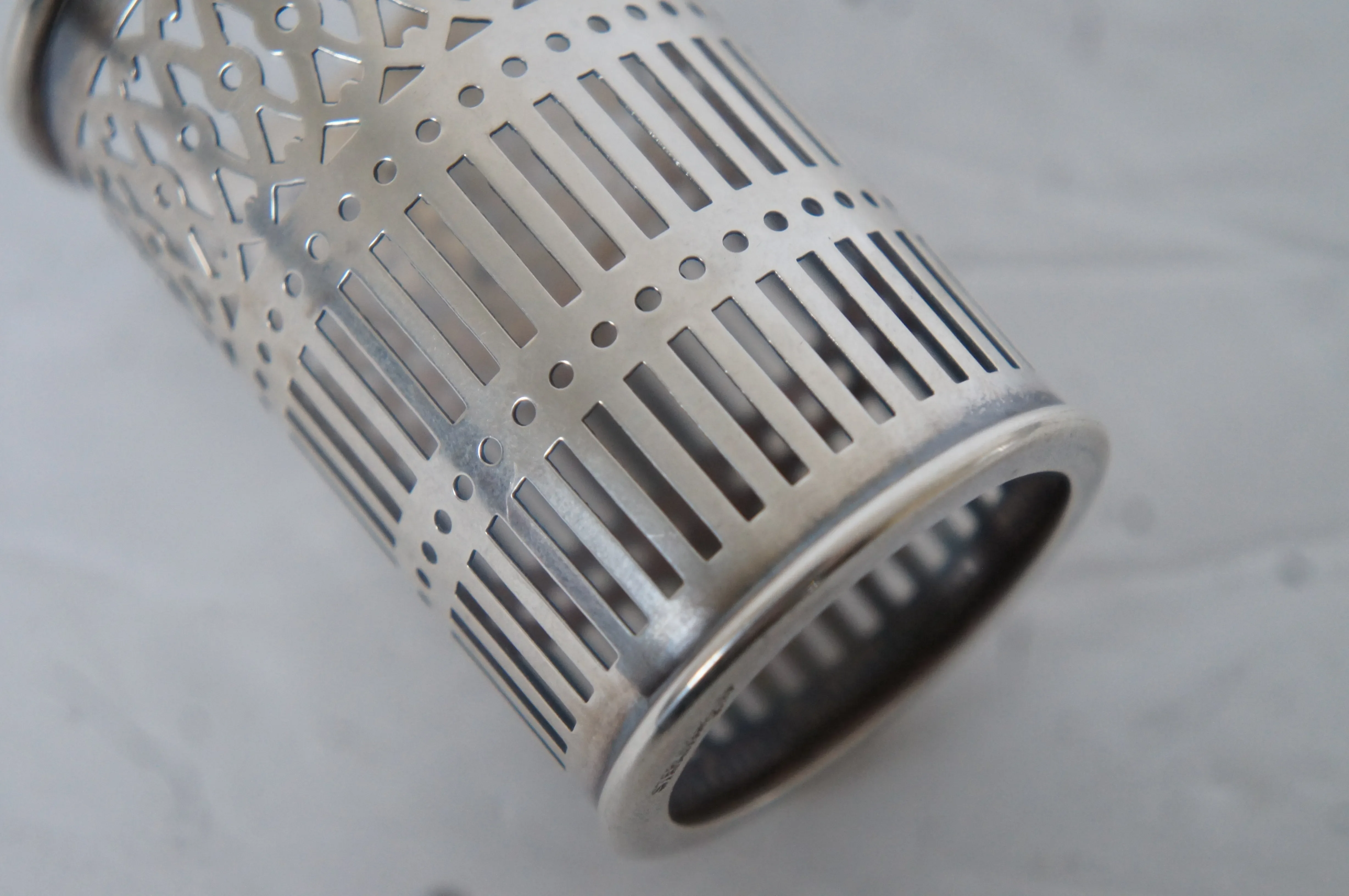 Antique Webster Sterling Silver Condiment Cup Toothpick