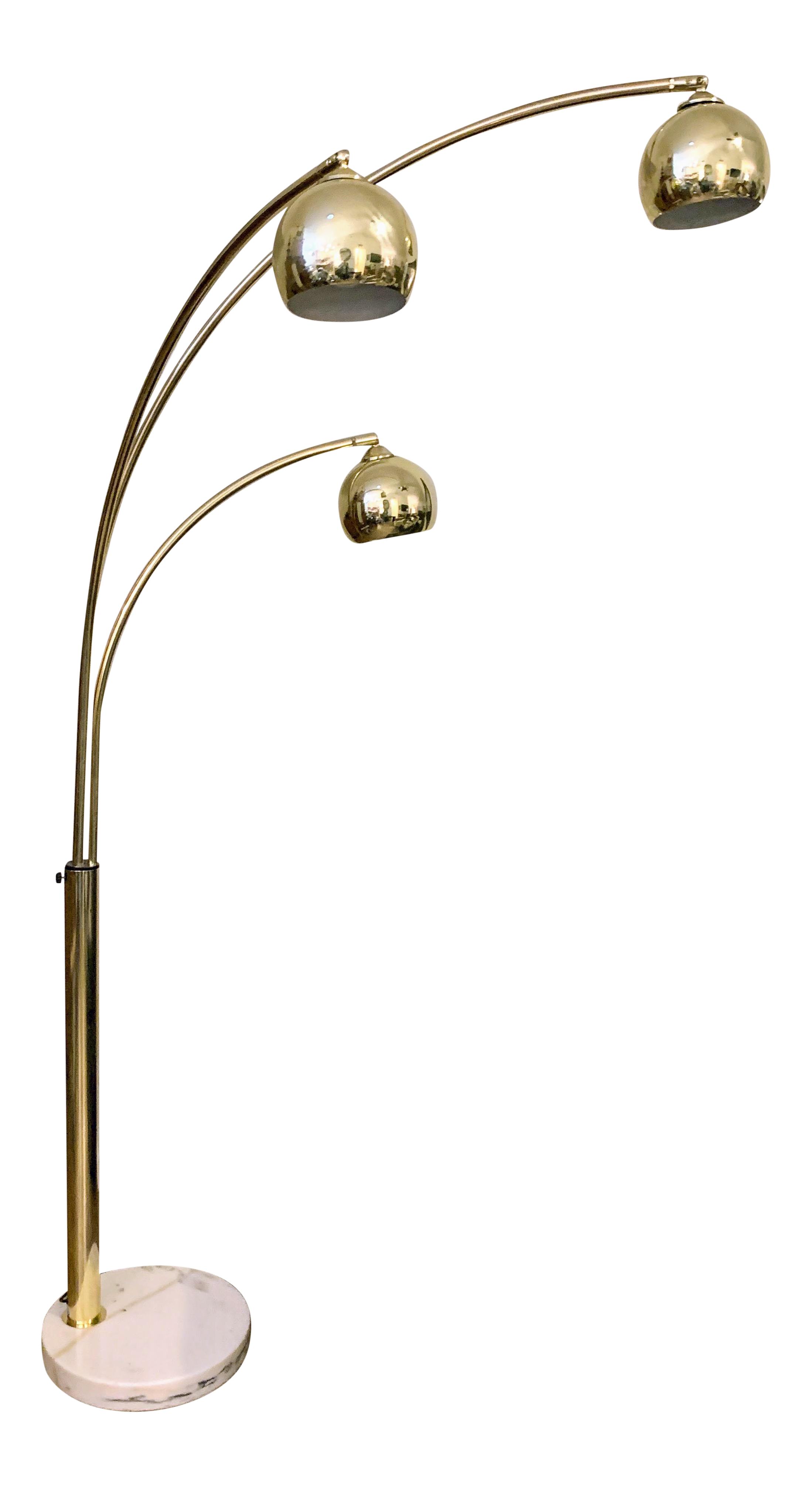 arc floor lamp mid century