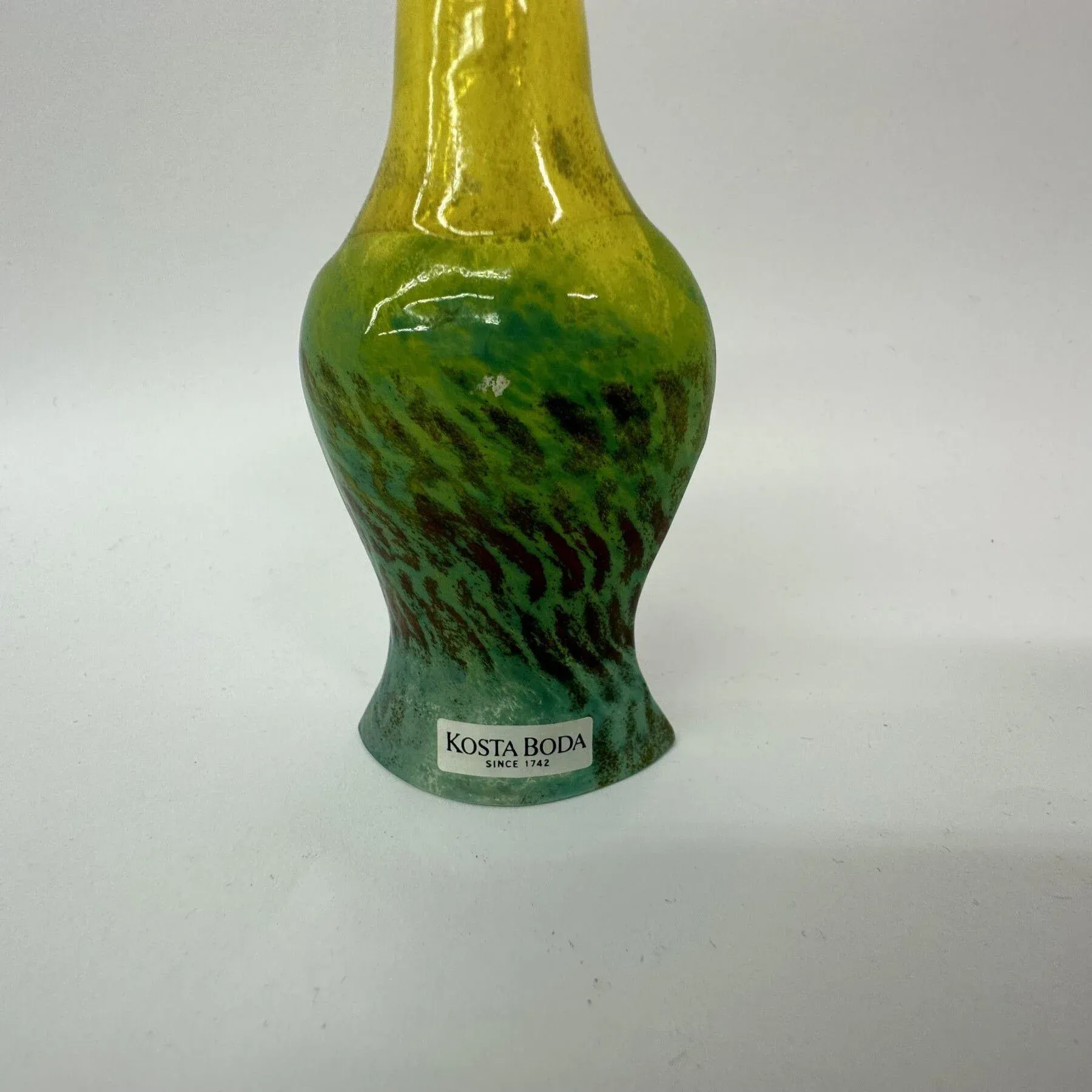 Small Rio Face Vase by Kjell Engman for Kosta Boda, Sweden