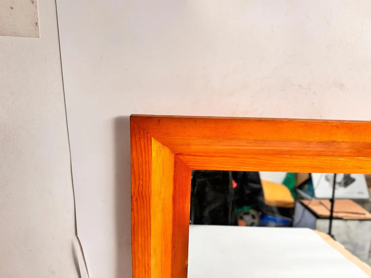 Vintage Mirror by by Charlotte Perriand for Les Arcs, 1970s