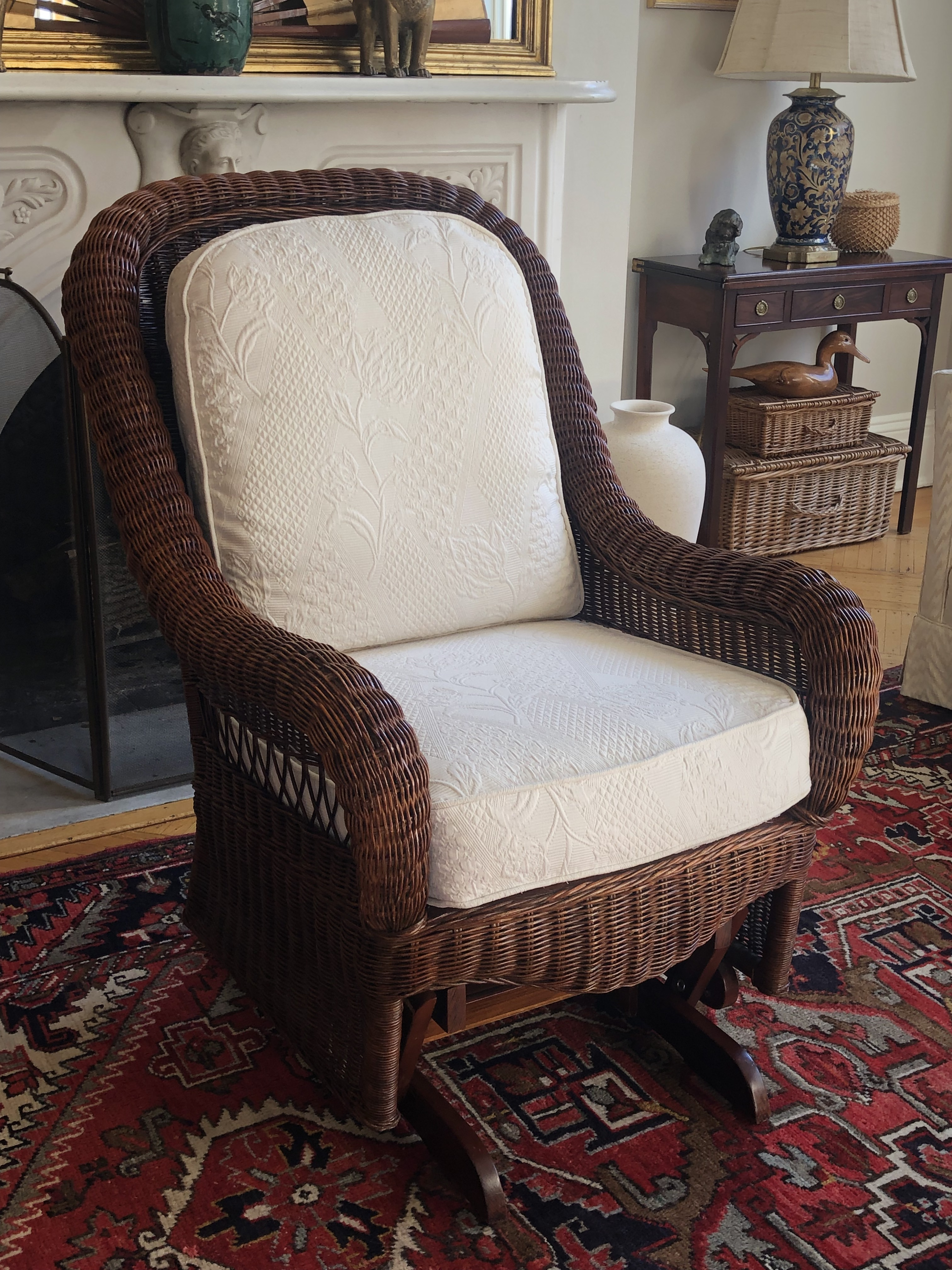Ethan allen glider top
