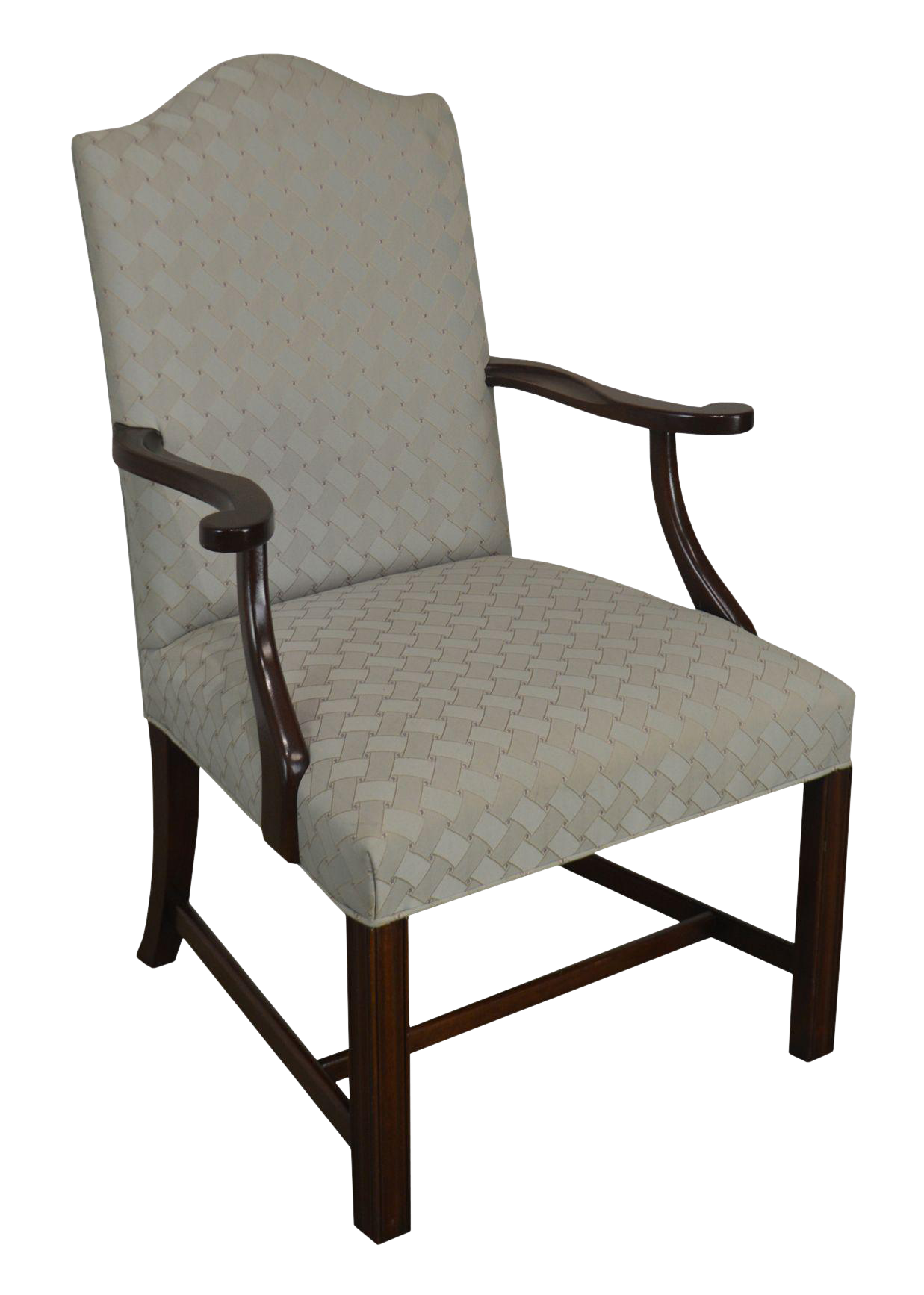 Hickory Chair Mahogany Chippendale Style Library Am Chair Chairish