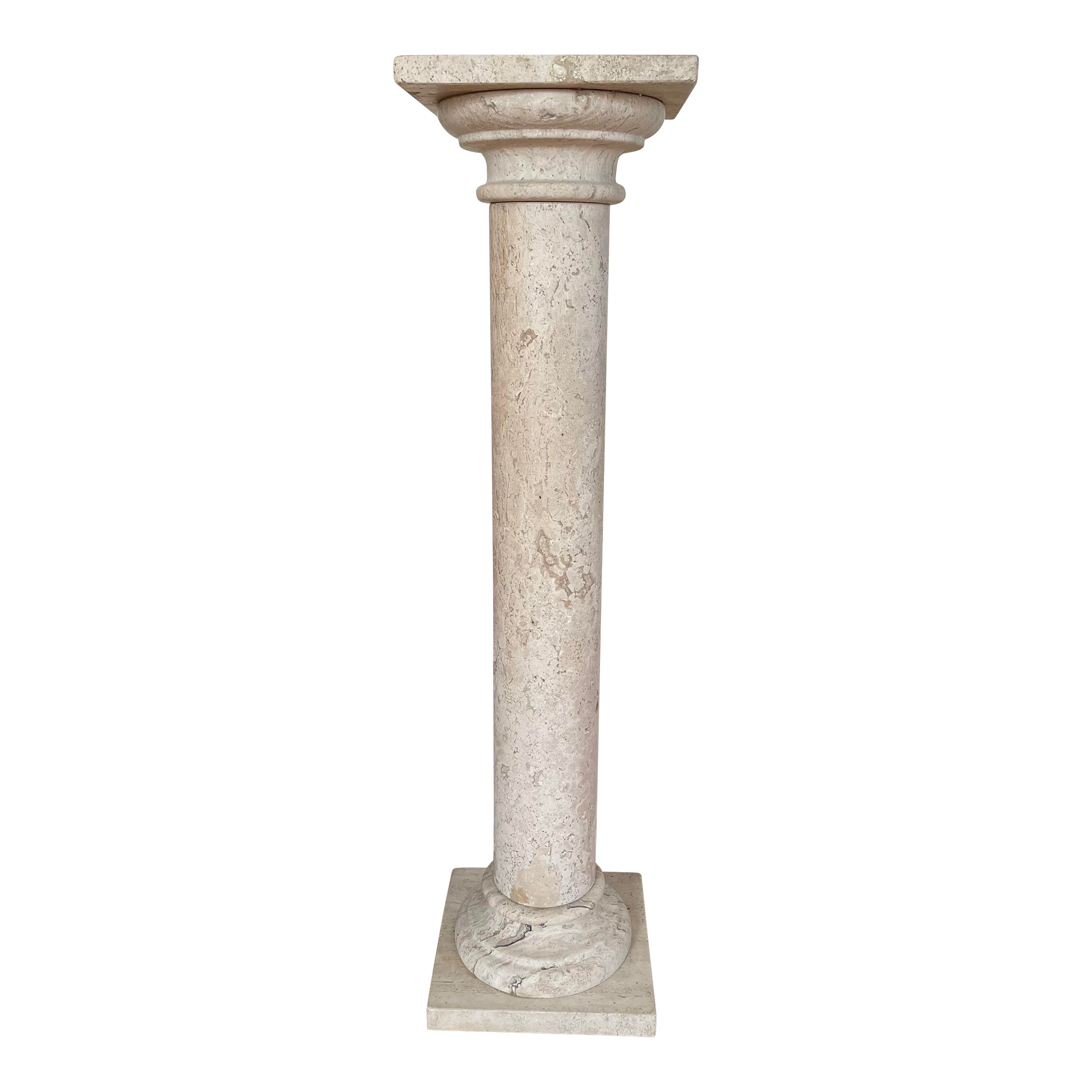 Stylish & Classical Design, Italian Travertine Marble Column / Pedestal