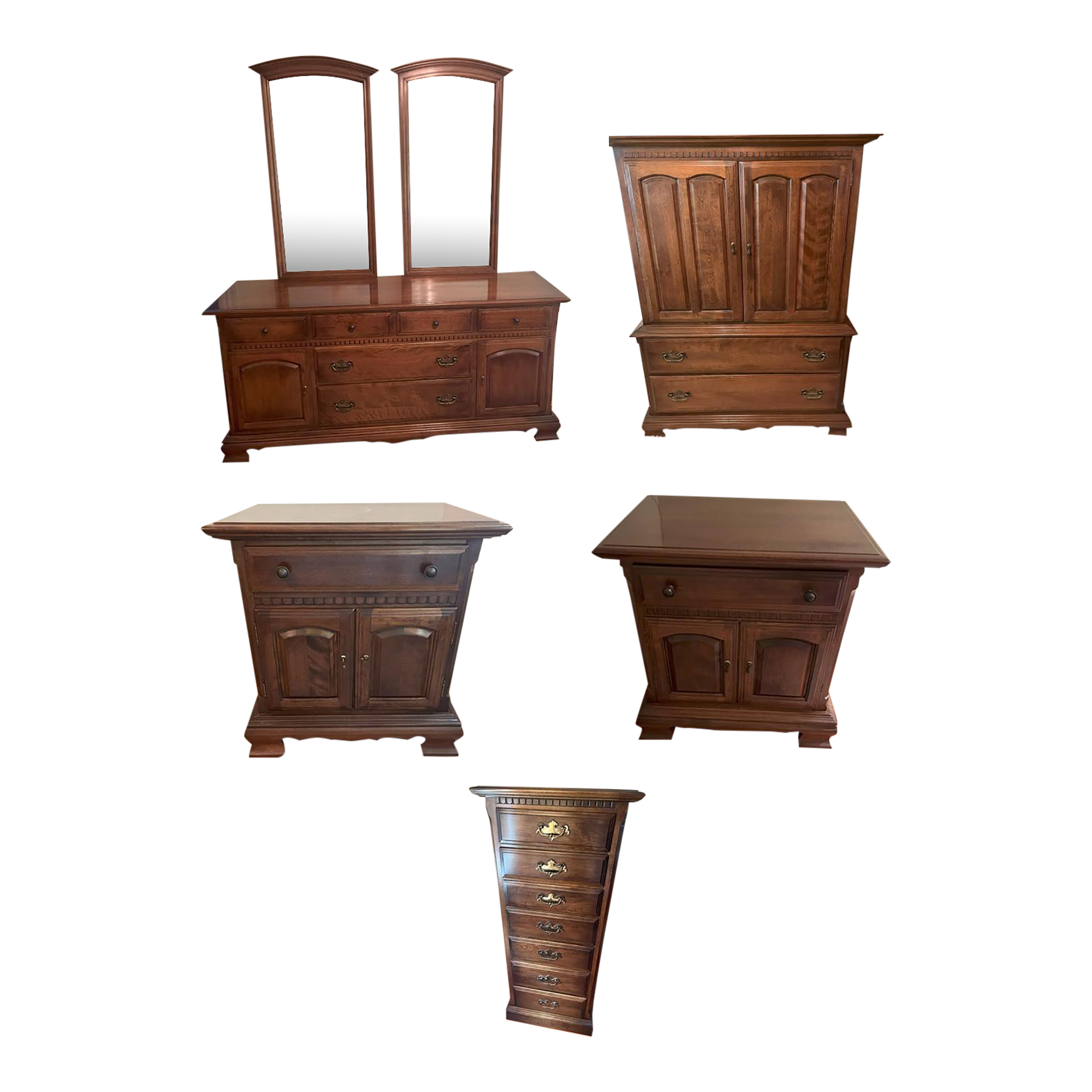 ETHAN ALLEN / イーセンアーレン｜5段チェスト｜US Vintage Vintage Ethan Allen 5 piece bedroom set | eBay