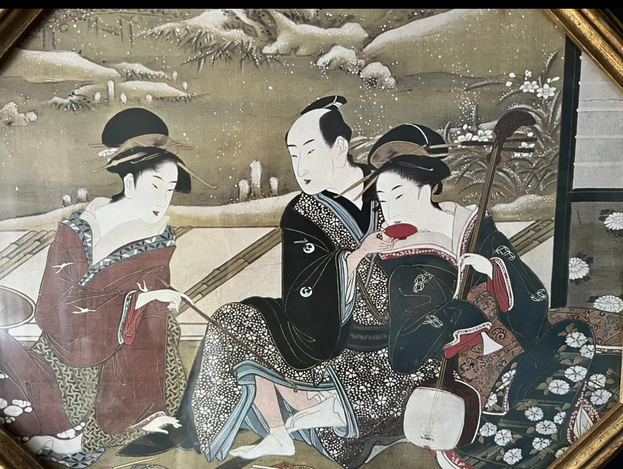 版画 60s print / Japan 1960's Japanese Print Wall Art | Chairish