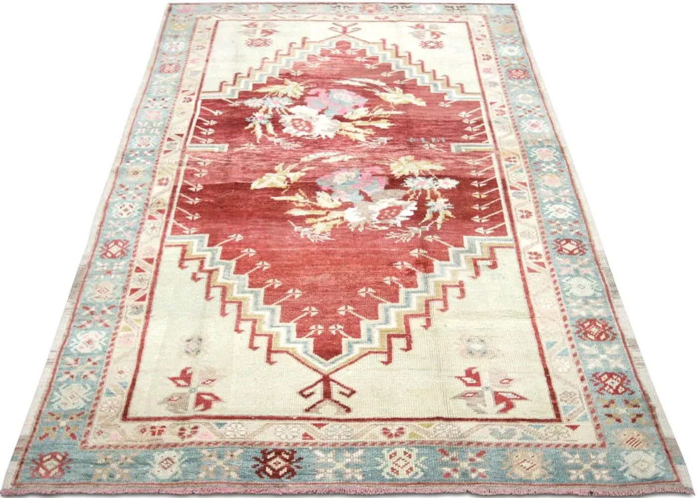 1960s Turkish Oushak Rug