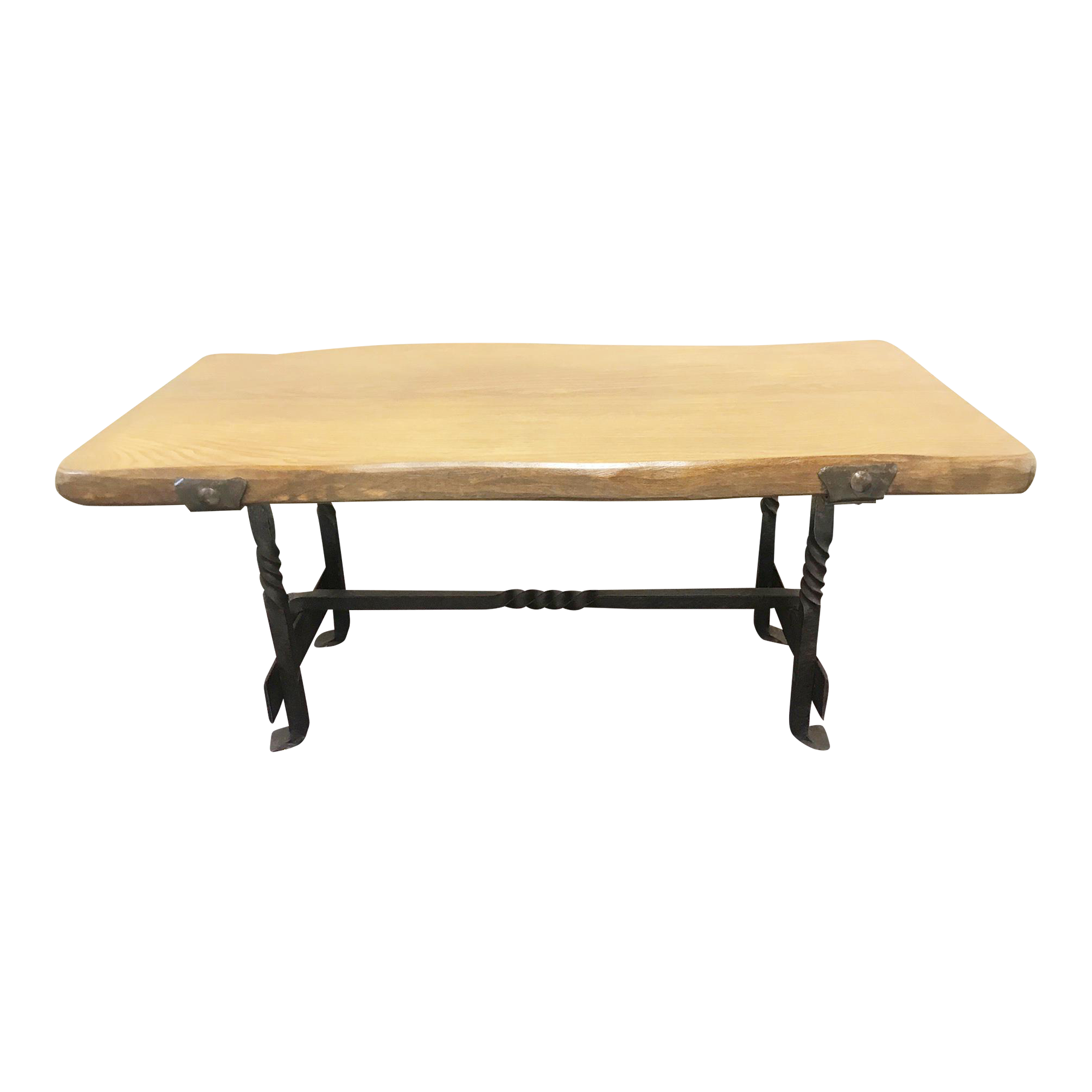 French LiveEdge Coffee Table Chairish