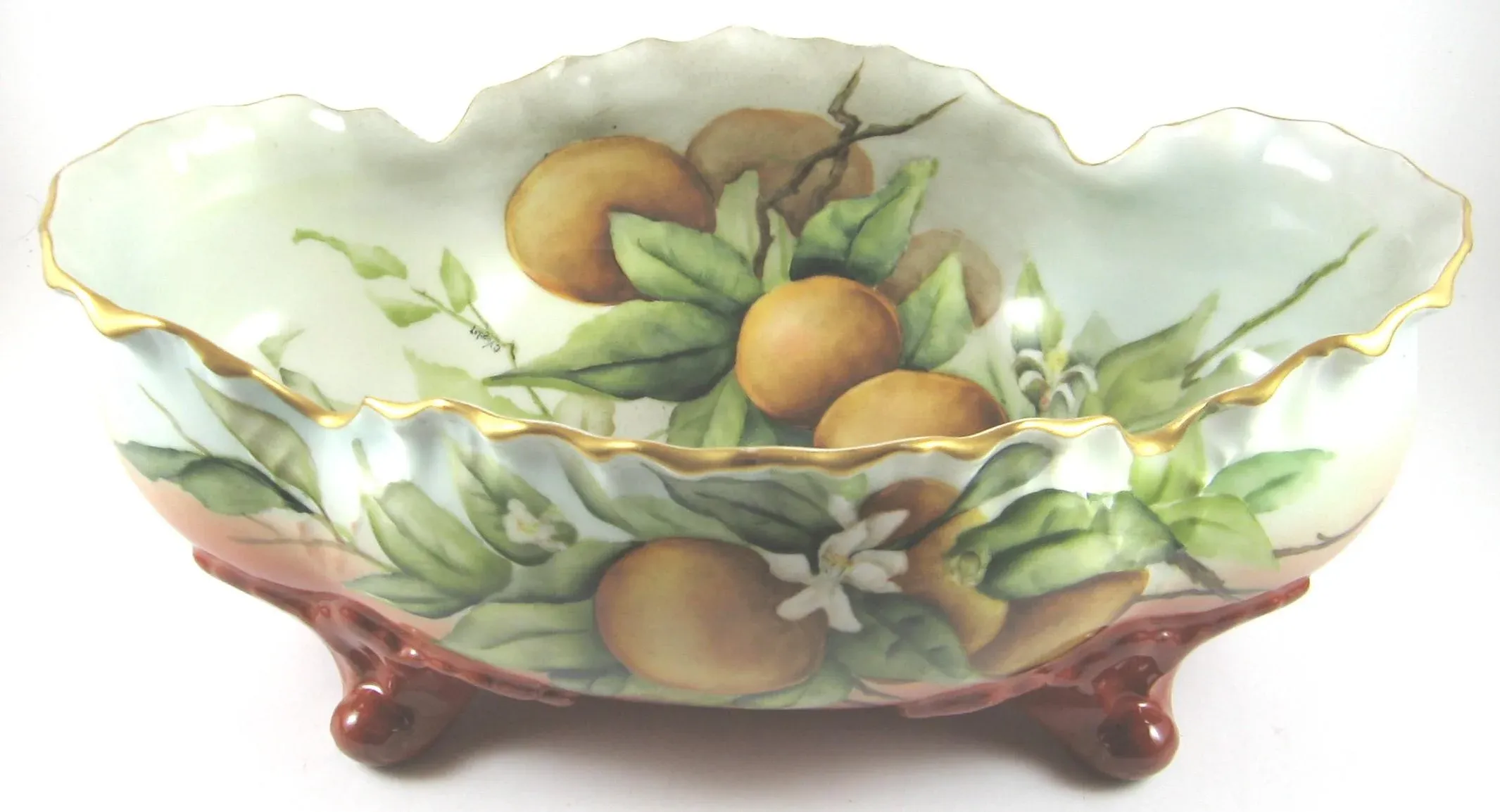 Early 20th Century Prov Sxe Es Germany Porcelain Hand Painted