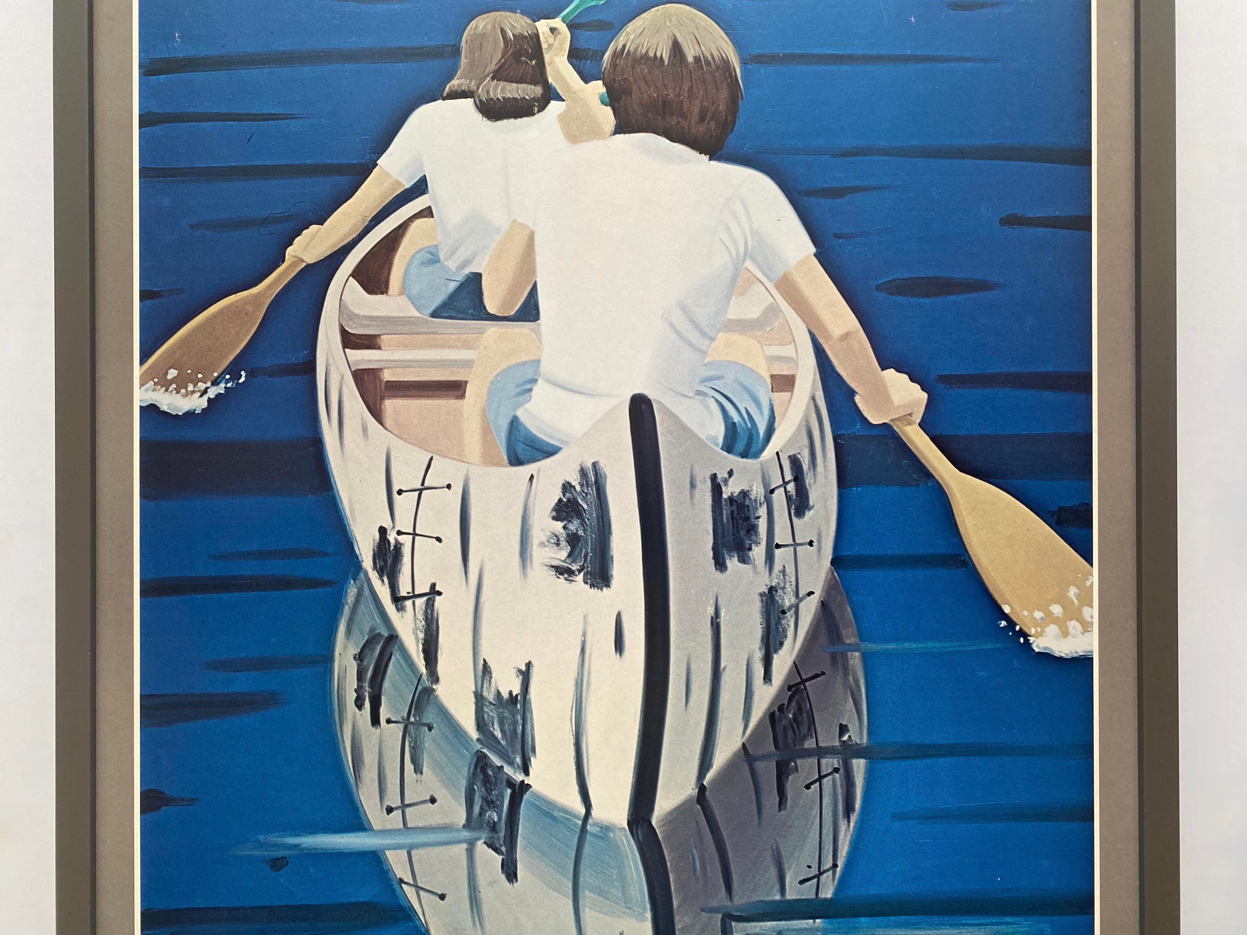 Alex Katz - ポスター Alex Katz Vintage 1978 Pop Art Lithograph Print Framed Mid