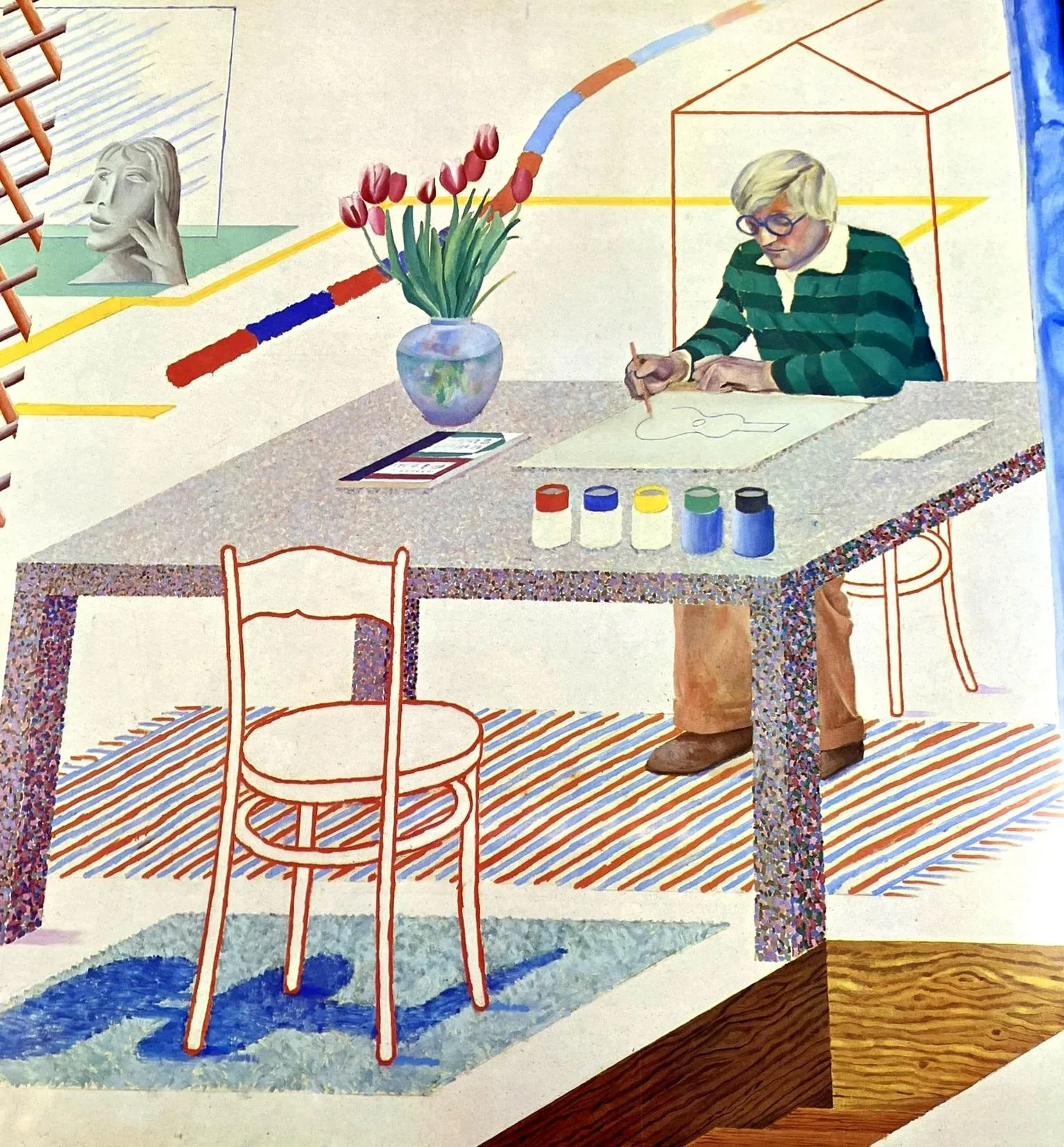 洋書 The Blue Guitar by David Hockney The Blue Guitar: Etchings by David Hockney Who Was Inspired