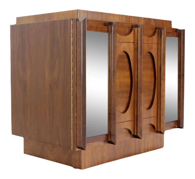 Mid-Century Modern Oiled Walnut Night Stand