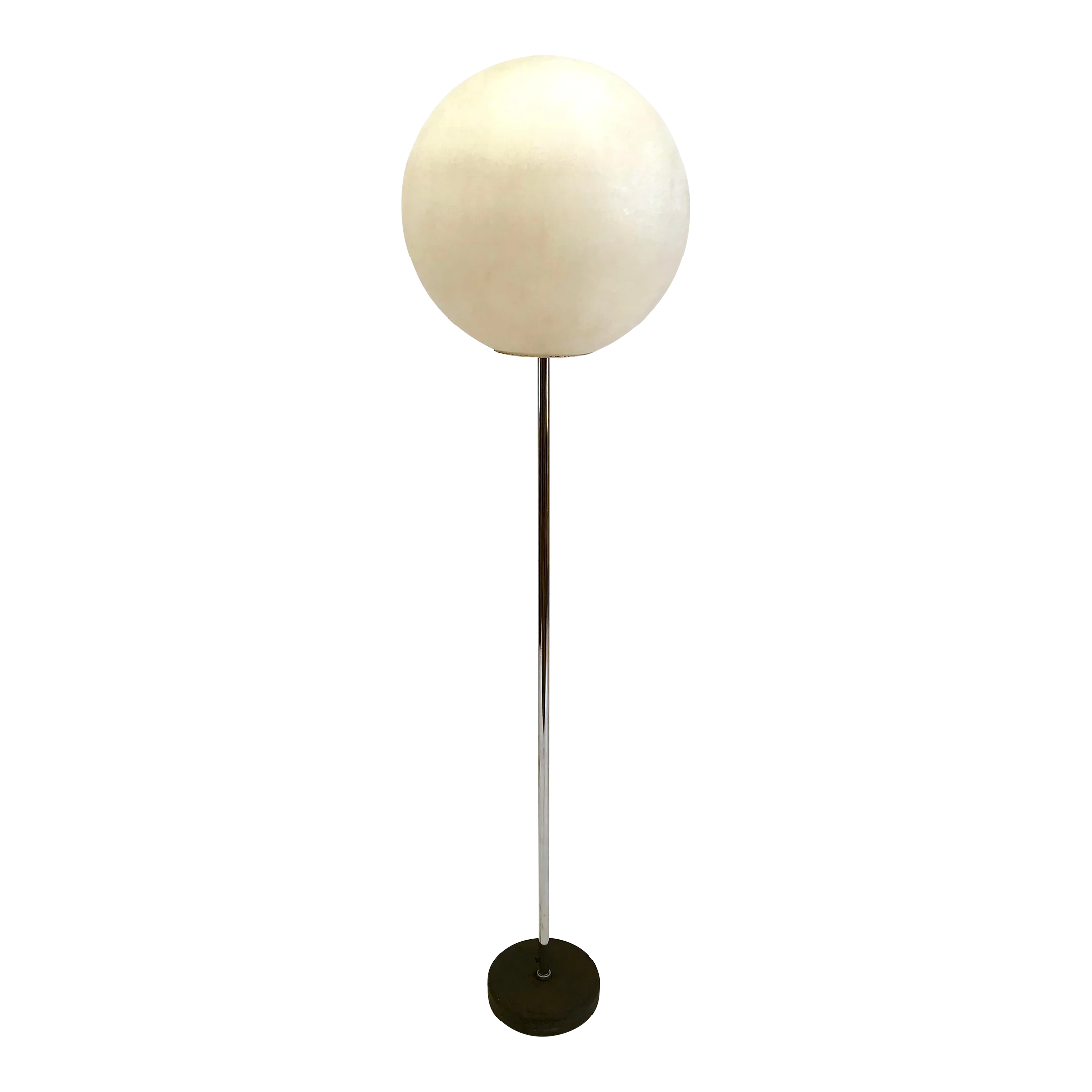Mid Century Modern Vintage Neal Small for Sonneman Lollipop Globe Floor Lamp