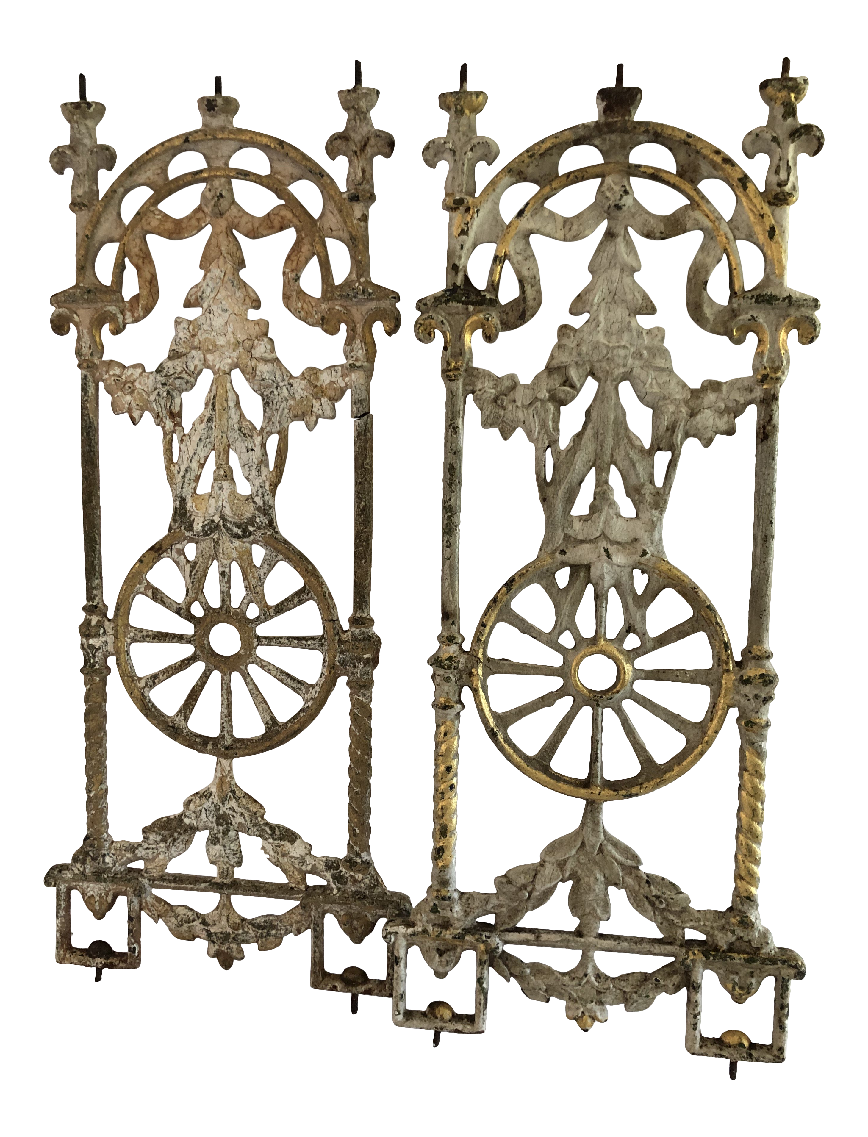 1920s Antique Gilt Iron Window Guards A Pair Chairish