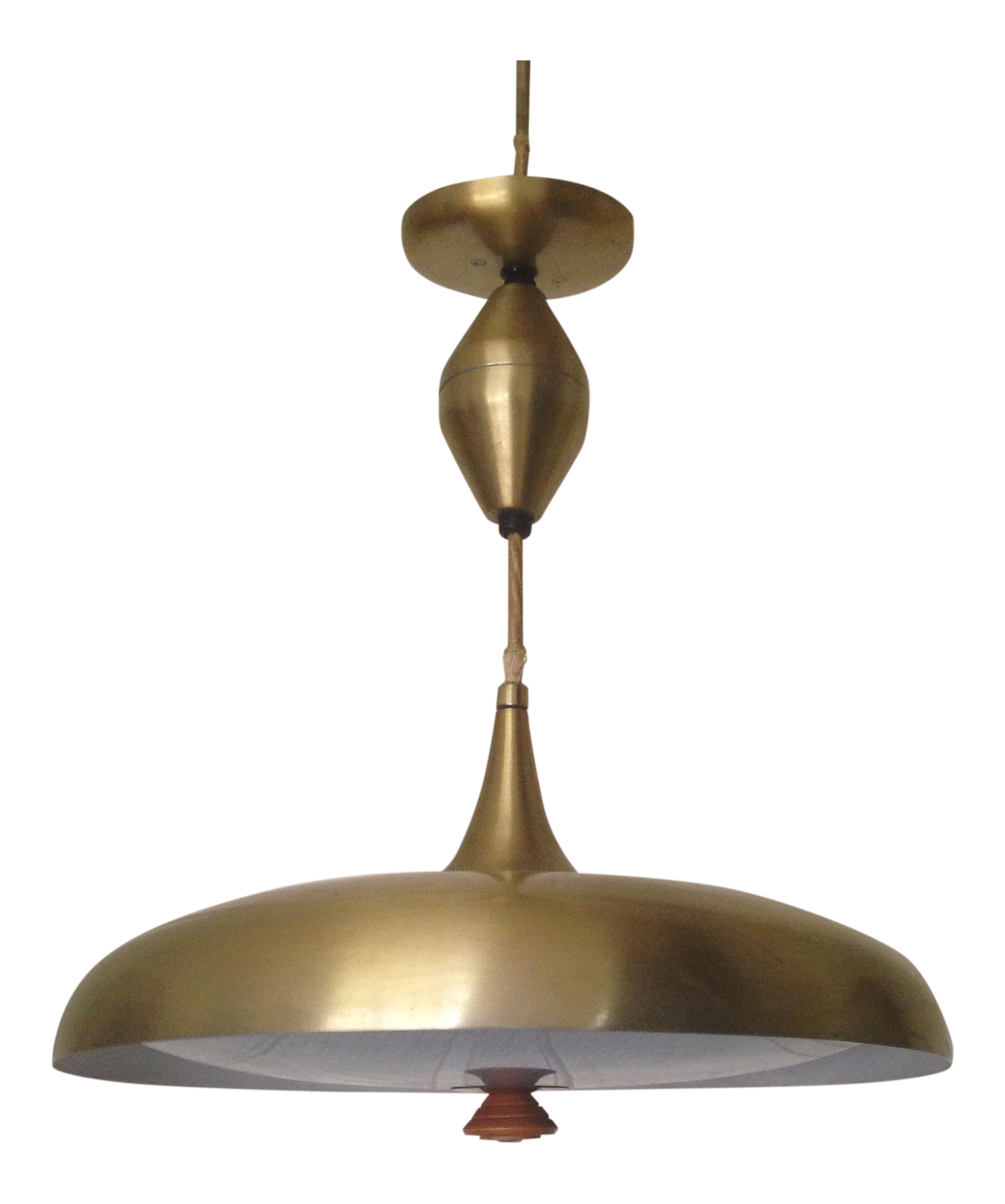 MidCentury Flying Saucer Pendant Light Chairish