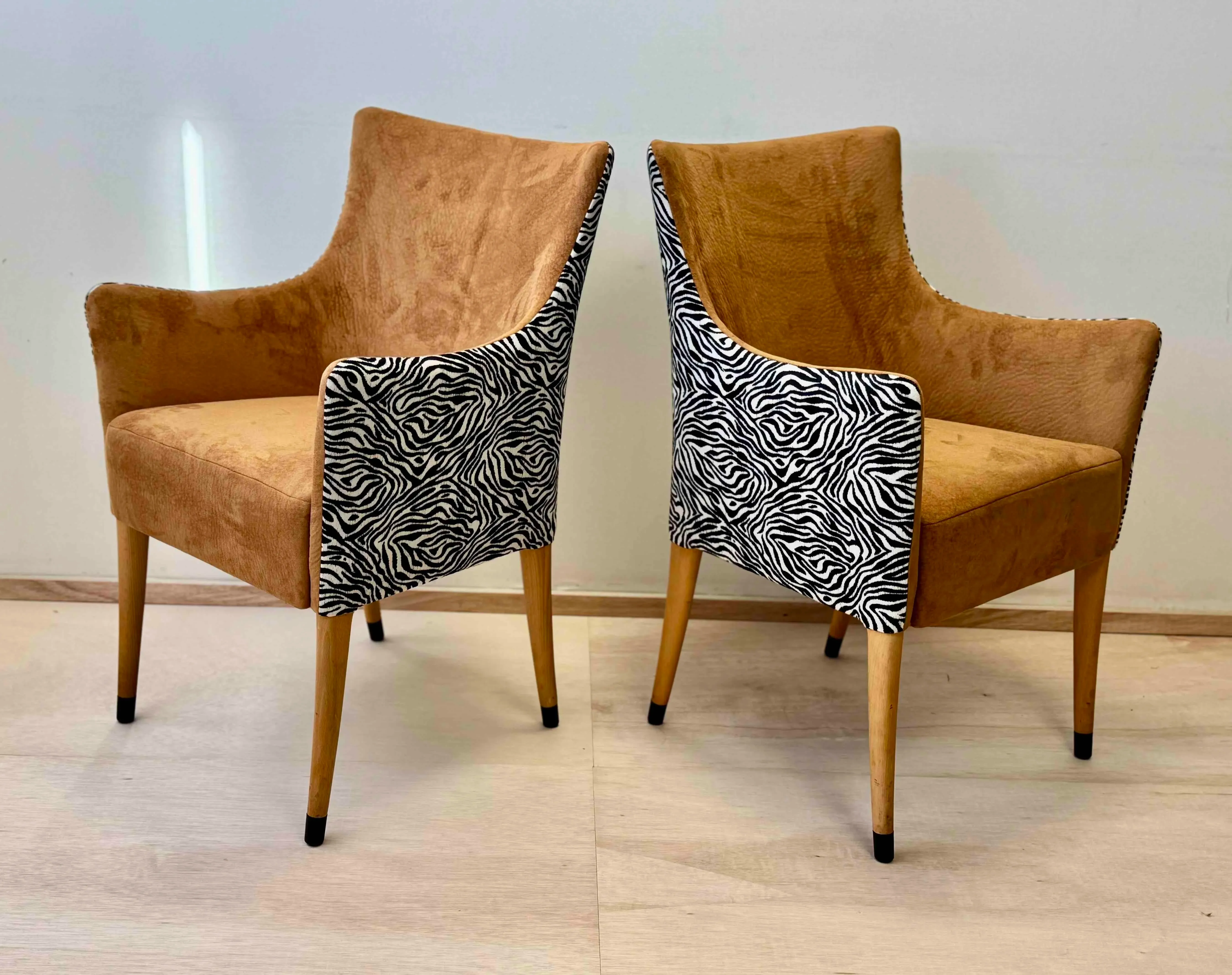 Italian Giorgina Armchairs by Giorgetti, 1980s, Set of 2