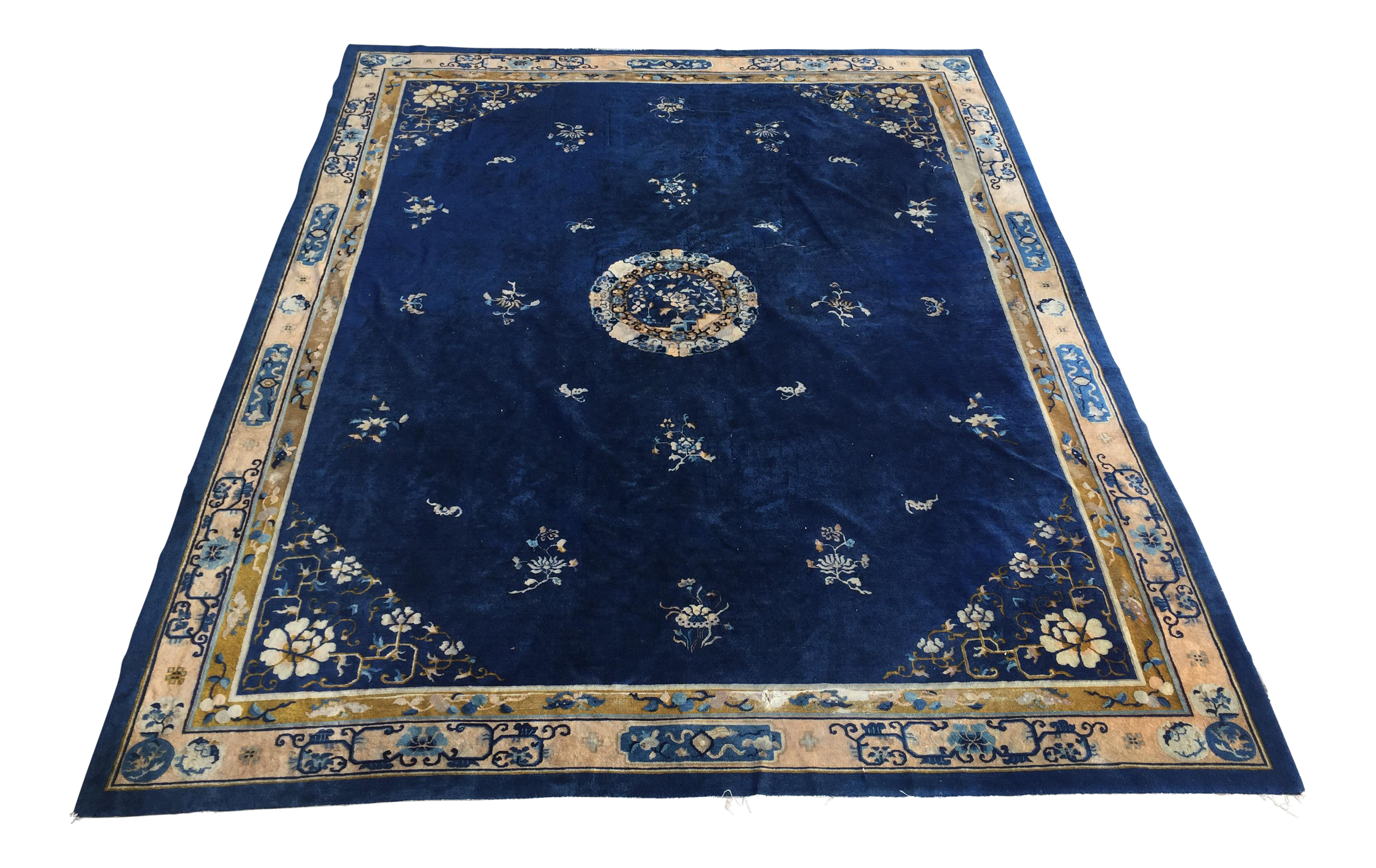 Antique Chinese Rug 10'5" X 12'8" Chairish