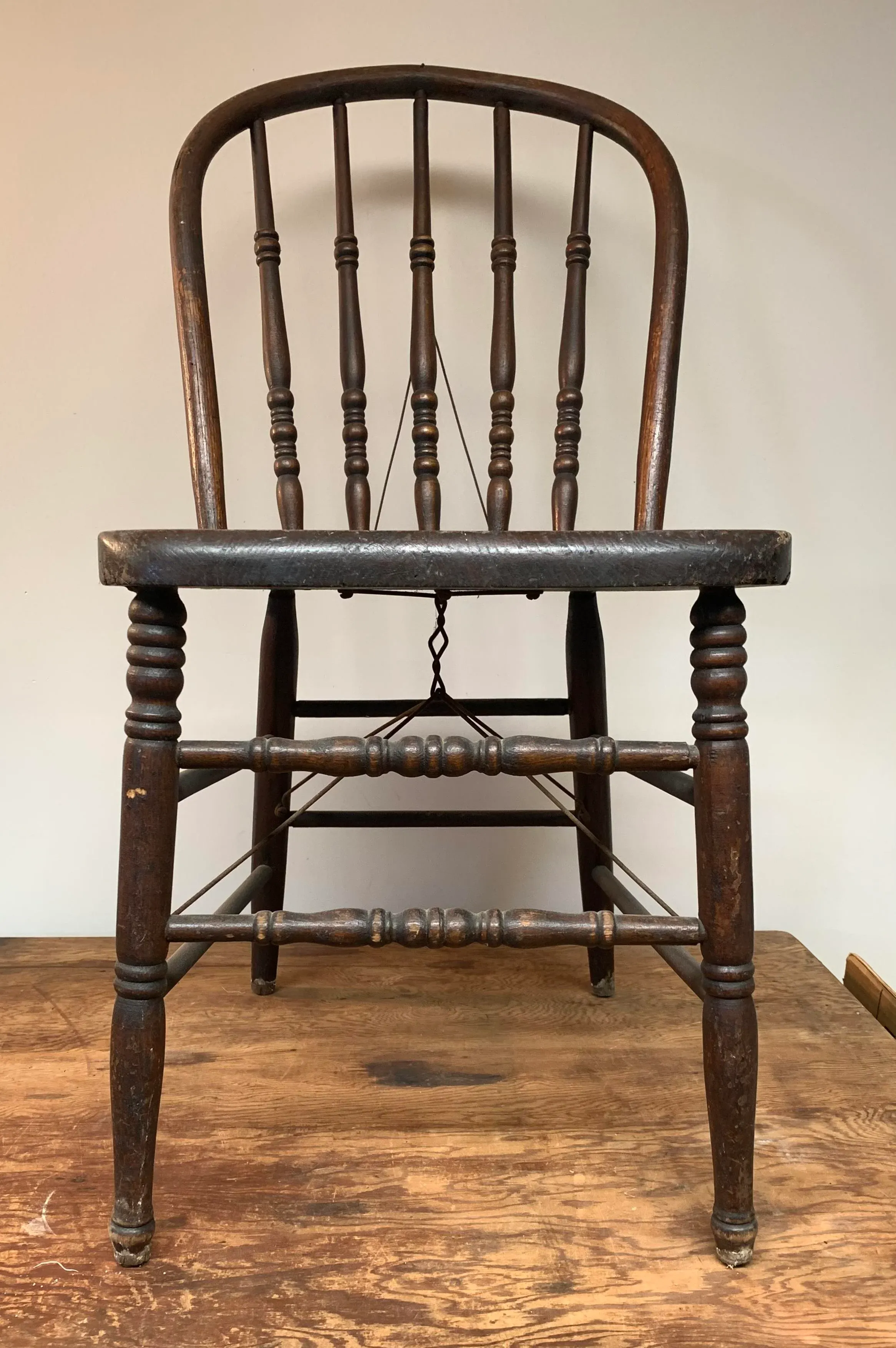 Farmhouse Antique Windsor Chair by J. B. Van Sciver | Chairish
