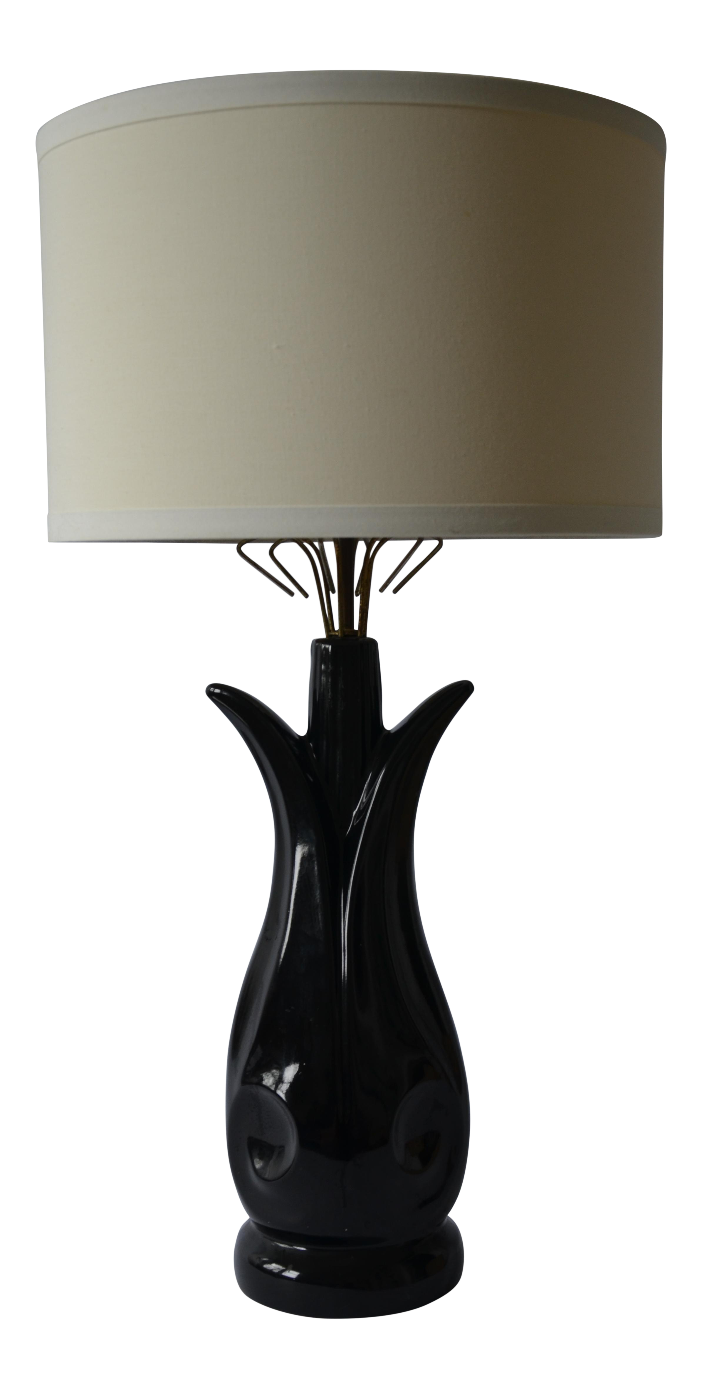 mid century modern ceramic lamps