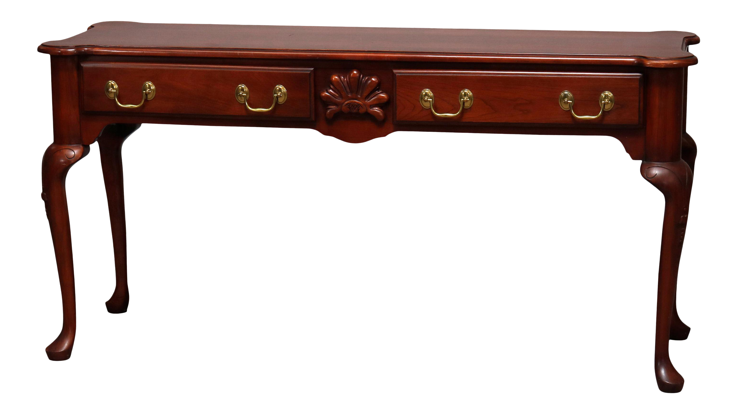 Queen Anne Style Sofa Table Baci Living Room