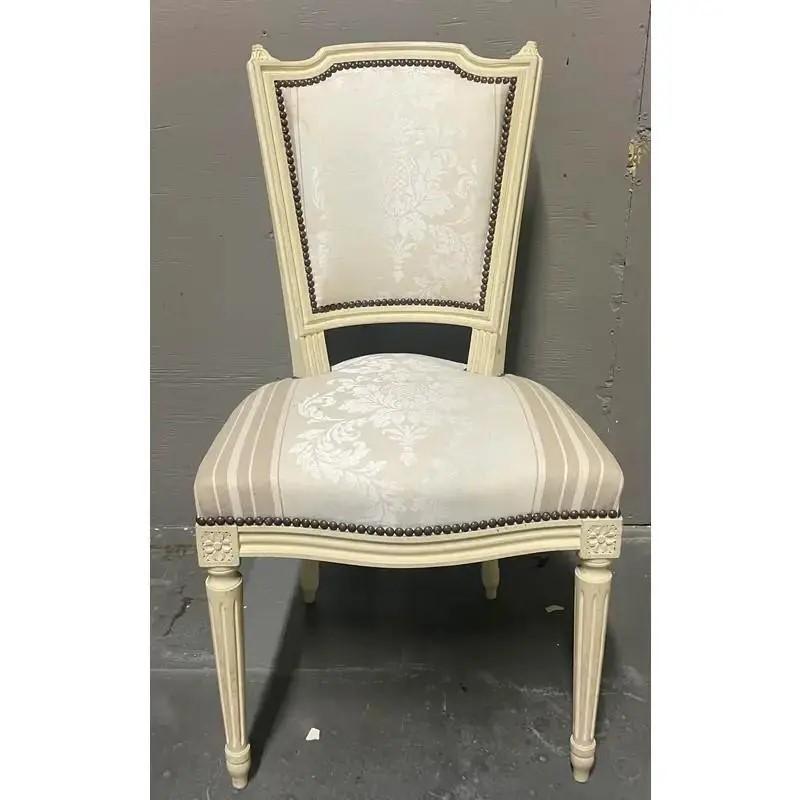 Early 1900s Set of Antique French Louis XVI Style Dining Chairs
