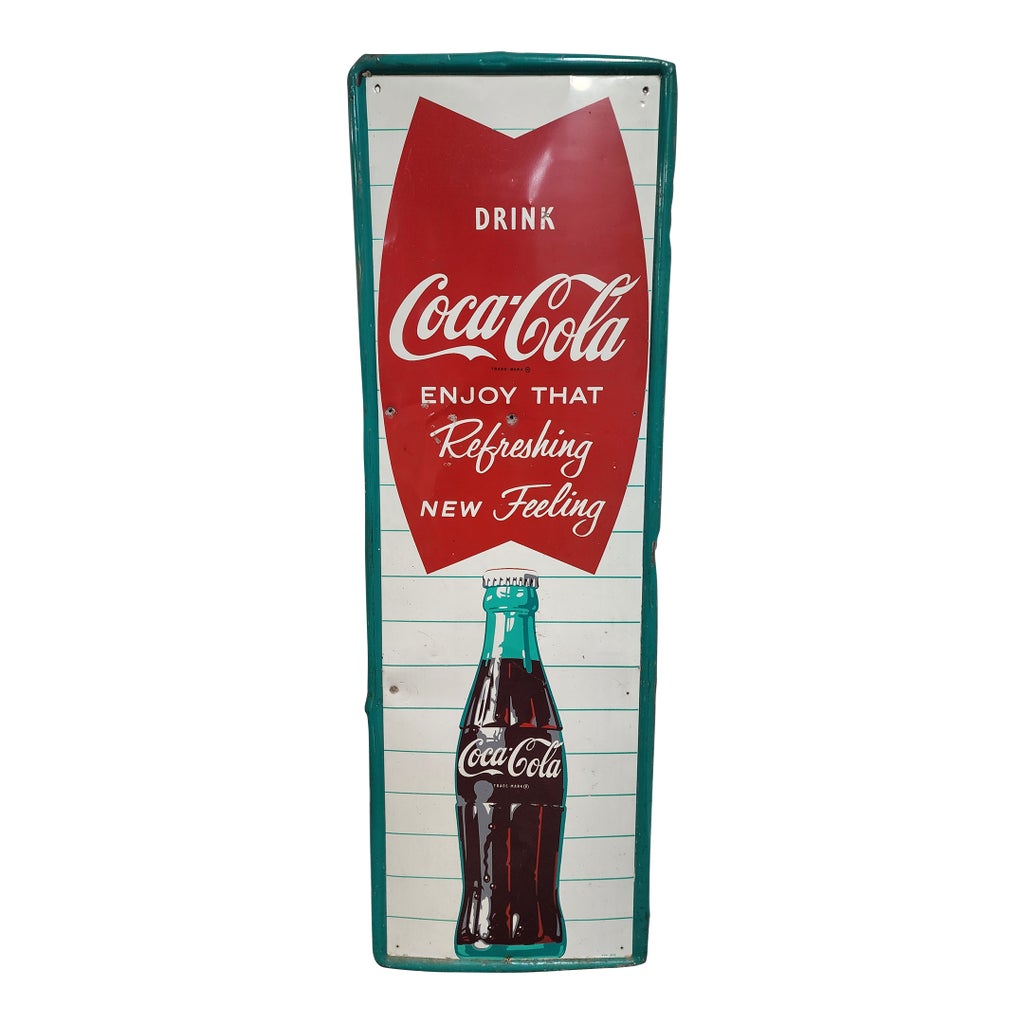 アンティーク雑貨 Vtg '50s Delicious Refreshing Coca Cola Original, Vintage 1950's Drink Coke Coca Cola, Enjoy That