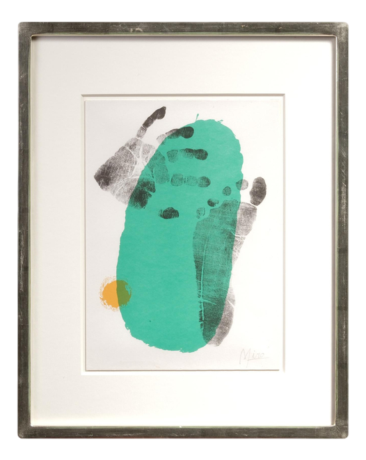 Joan Miró, Composition from Derrière le Miroir, 1956, Magazine