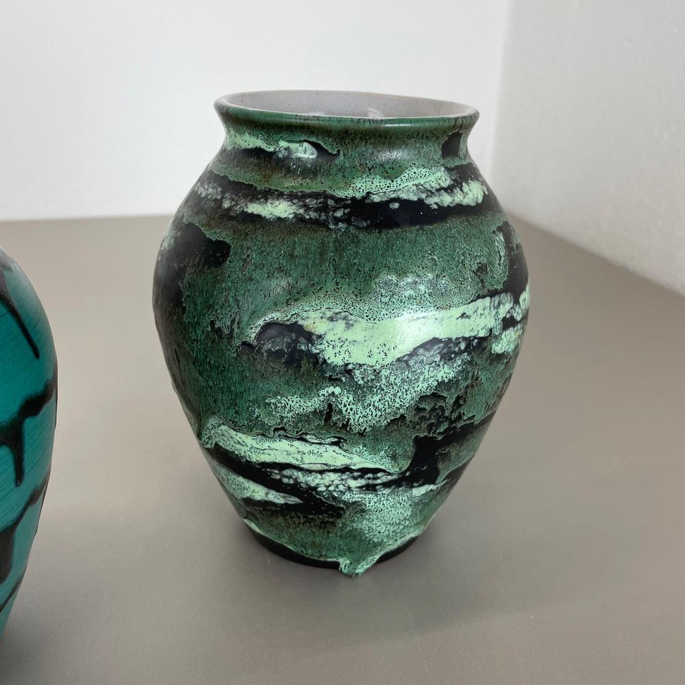 Fat Lava Pottery Vases by Heinz Siery for Carstens Tönnieshof