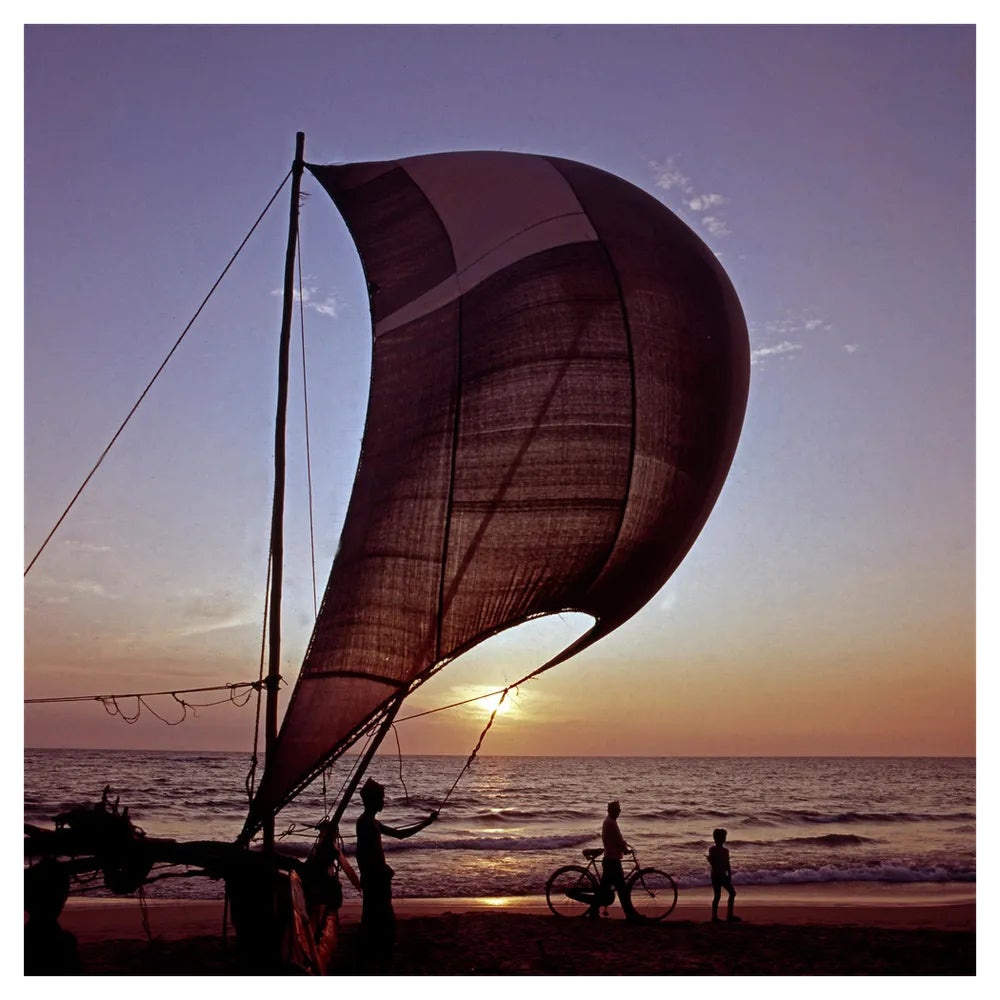 Walter Rudolph, Catamaran, Ceylon, 1980, Fine Art Print | Chairish