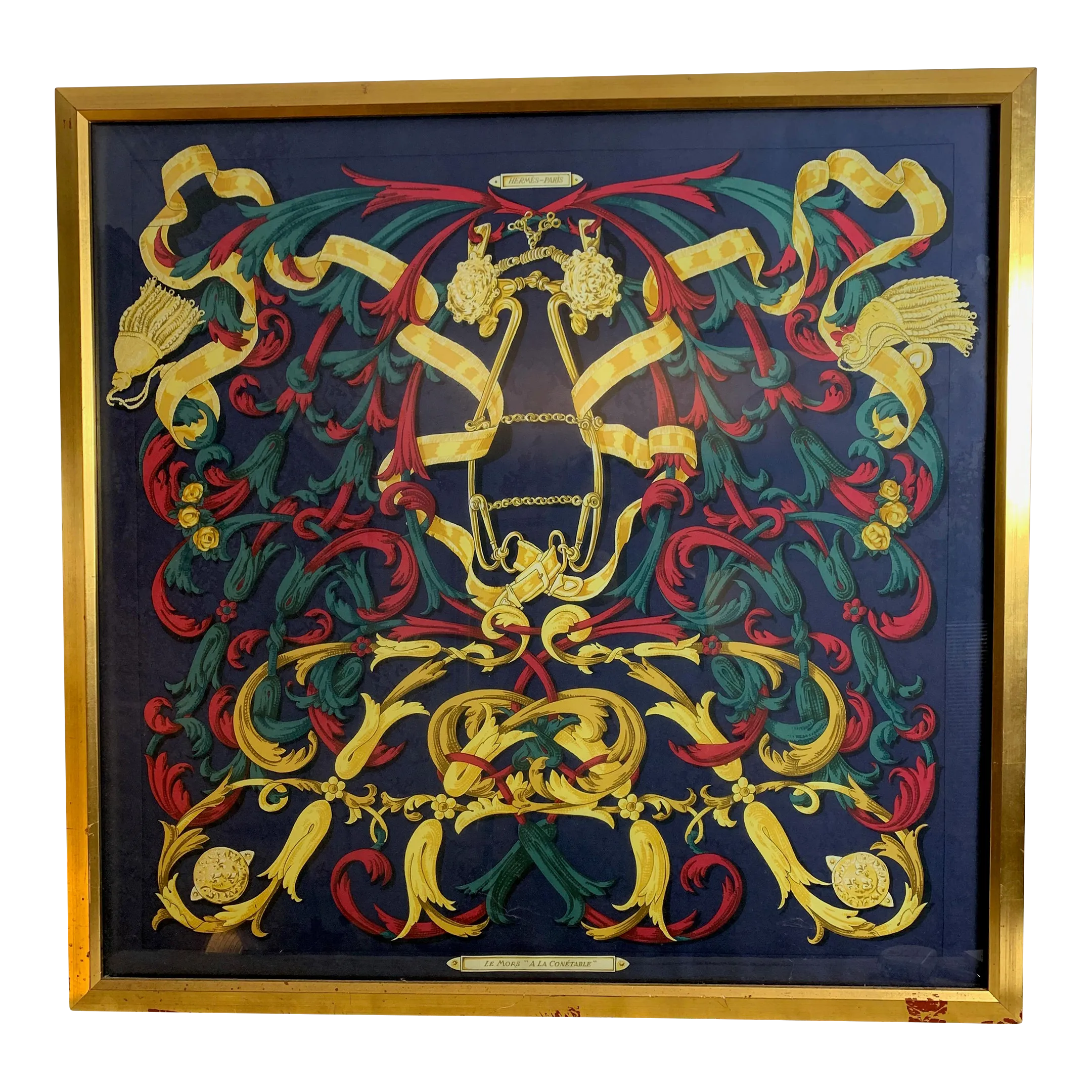 エルメス(HERMES) Le Mors A La Conetable Hermès Le Mors a La Conetable Framed Scarf | Maison George